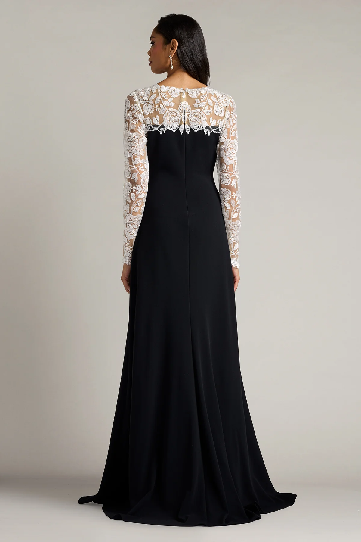 Kalico Embroidered Illusion Gown - Special Events Unlimited
