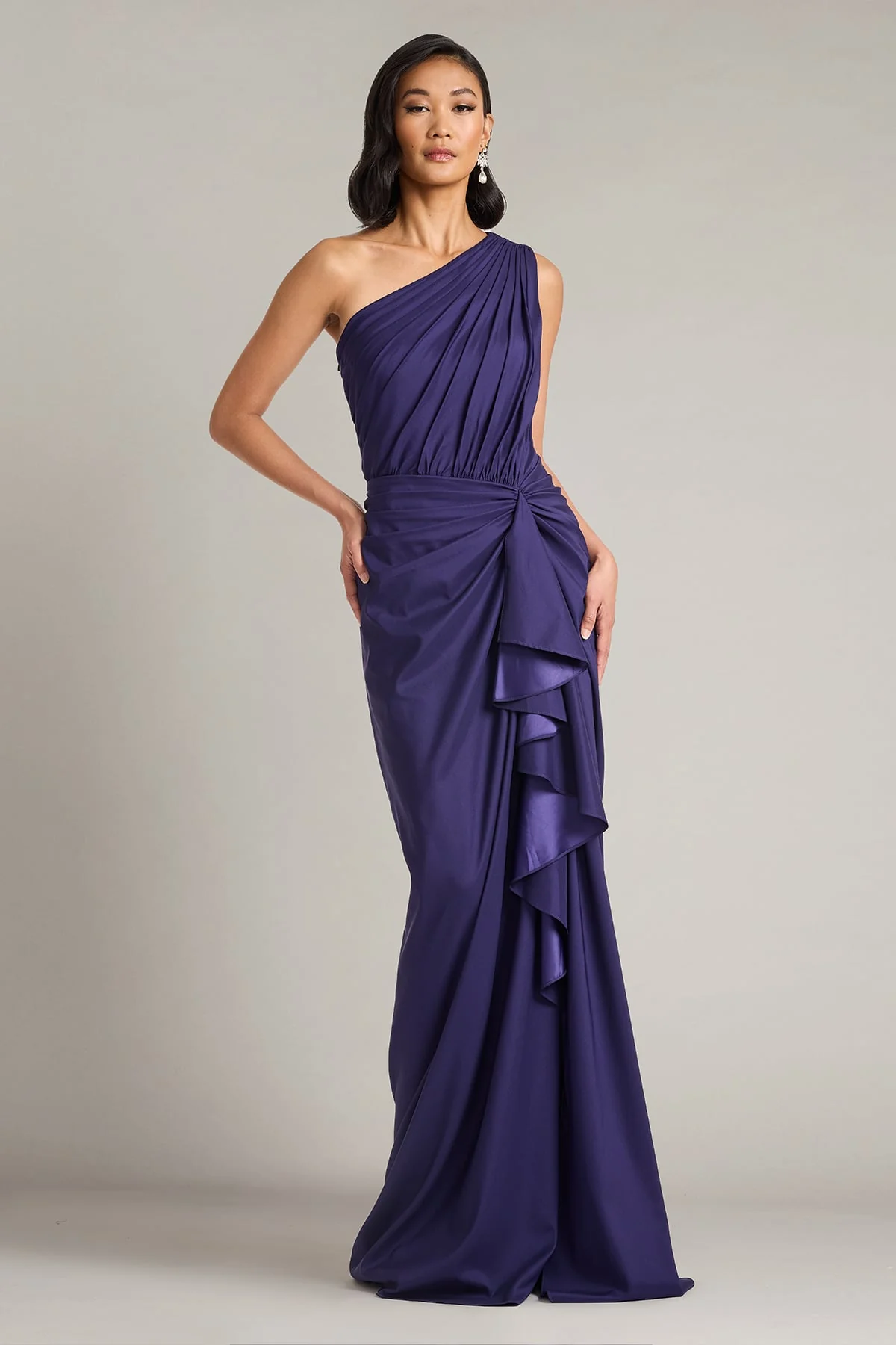 Lena Waterfall Drape Gown - Special Events Unlimited
