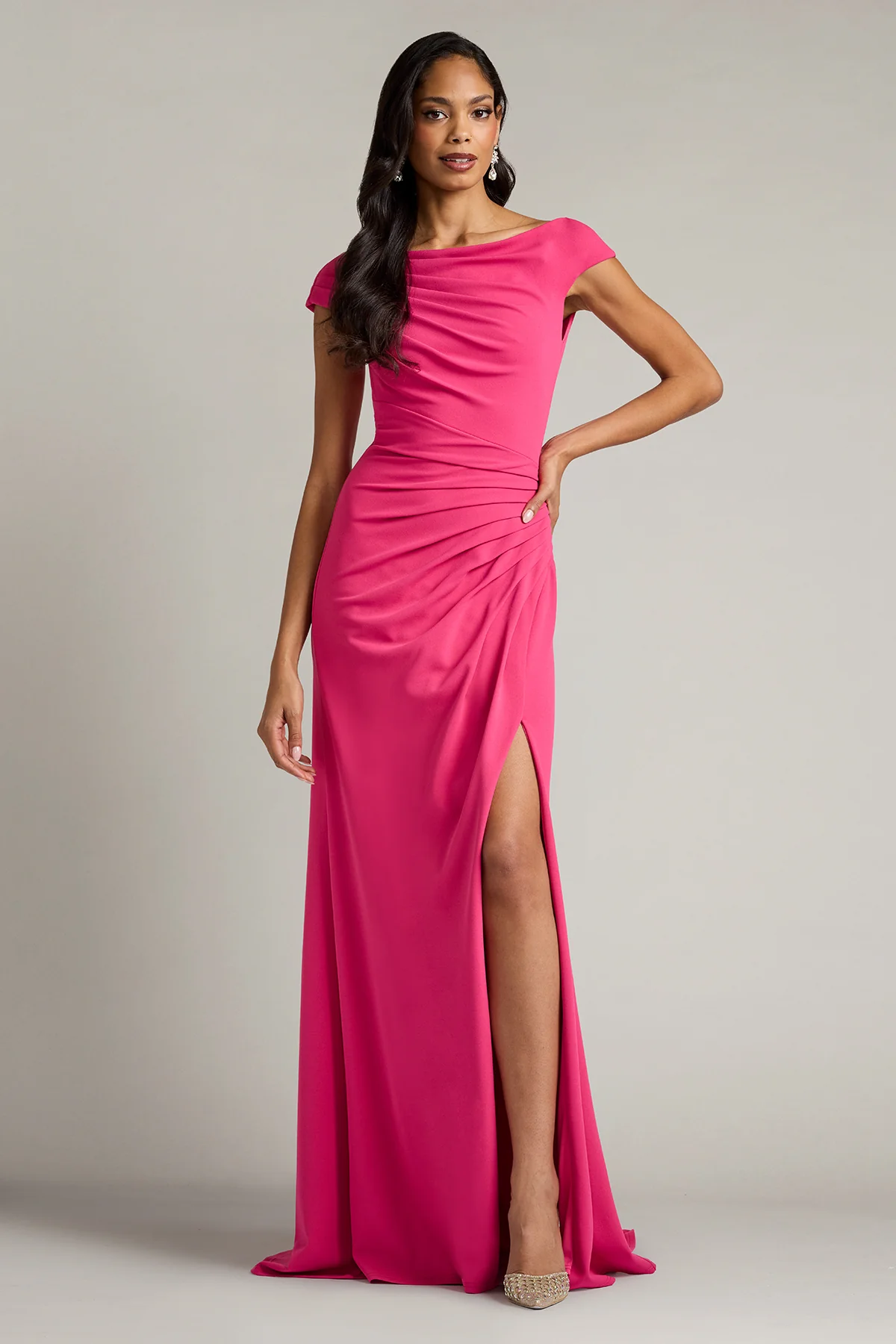 Nanea Draped Gown - Special Events Unlimited