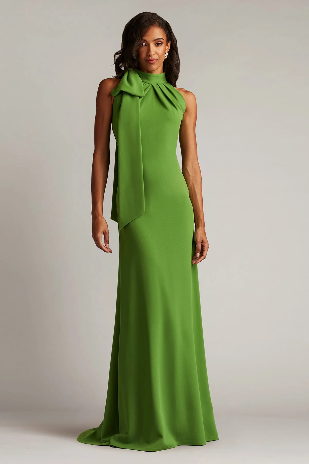 Sims Shoulder Bow Halter Gown - Special Events Unlimited