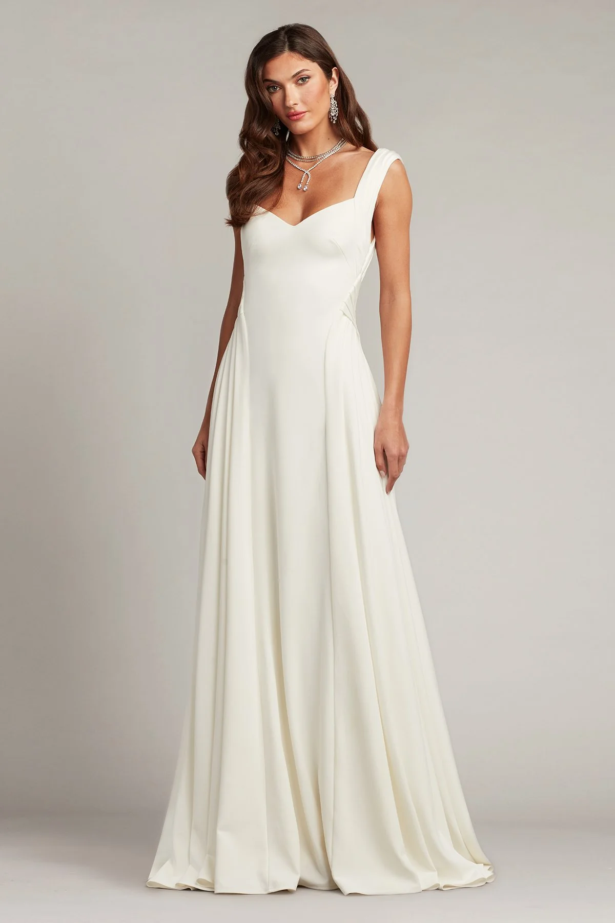 Callaway Draped Open Back Gown - Special Events Unlimited