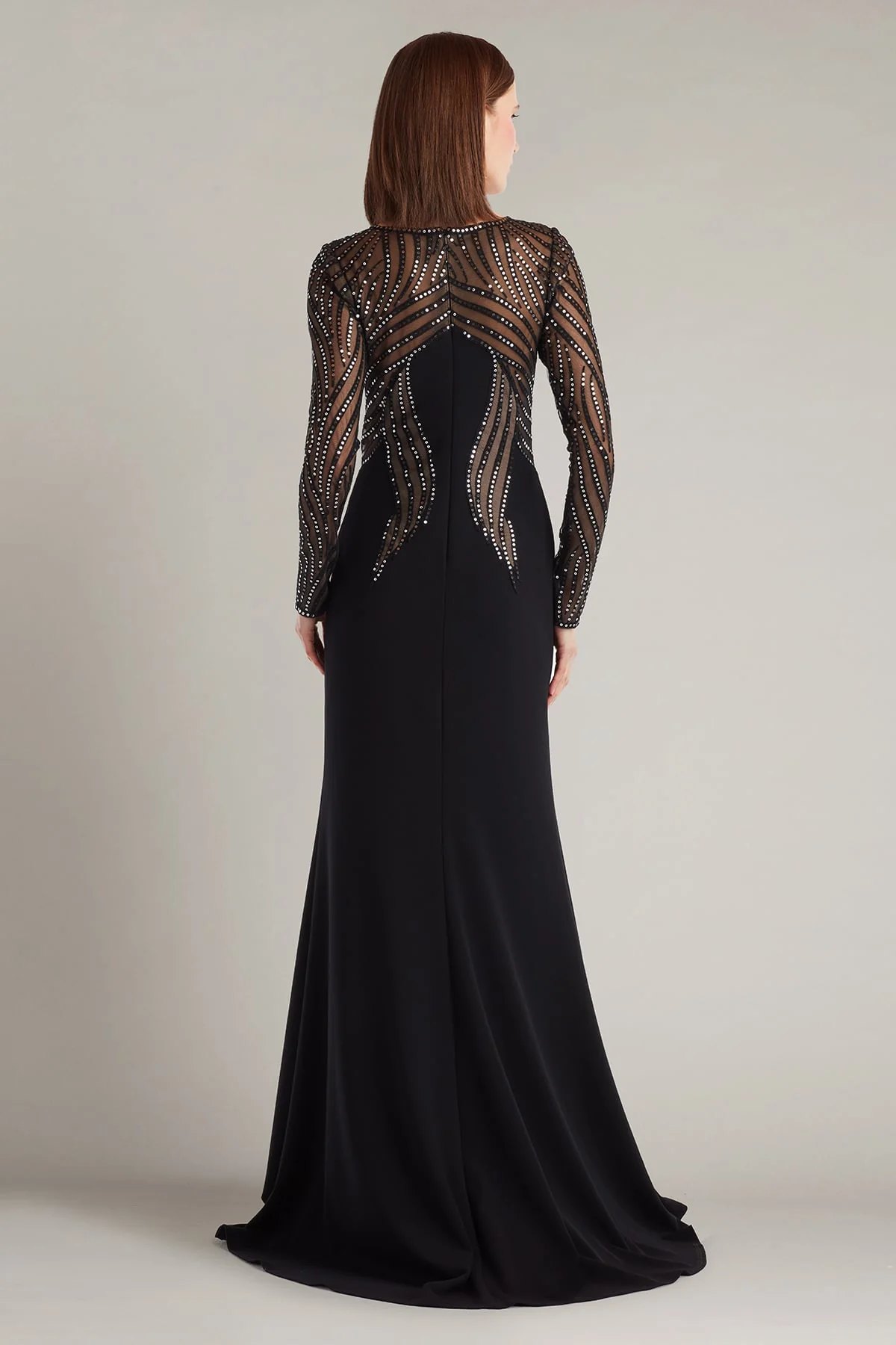 Duin Sequin Hourglass Embroidered Gown - Special Events Unlimited