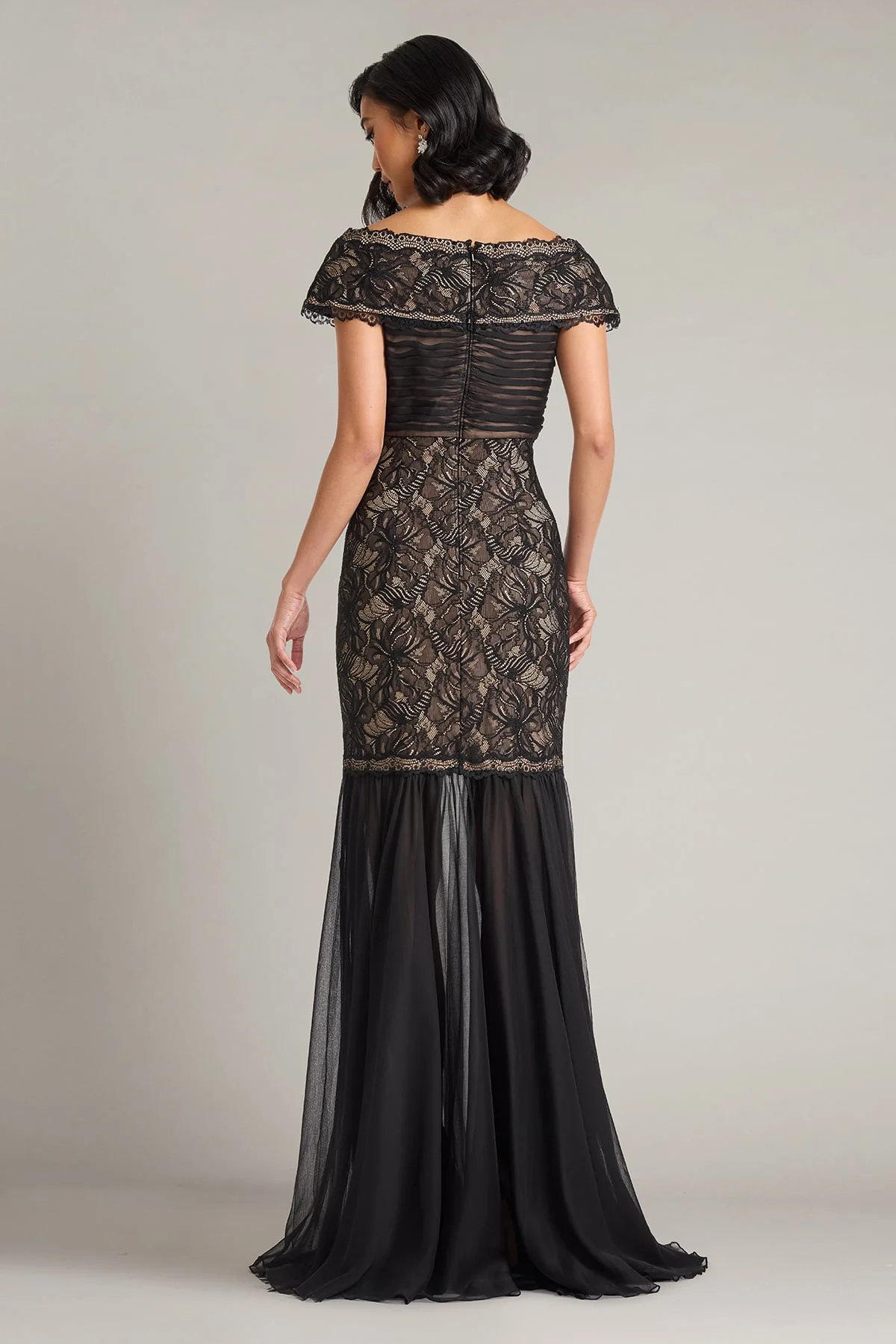 Sedora Orchid Lace Gown - Special Events Unlimited