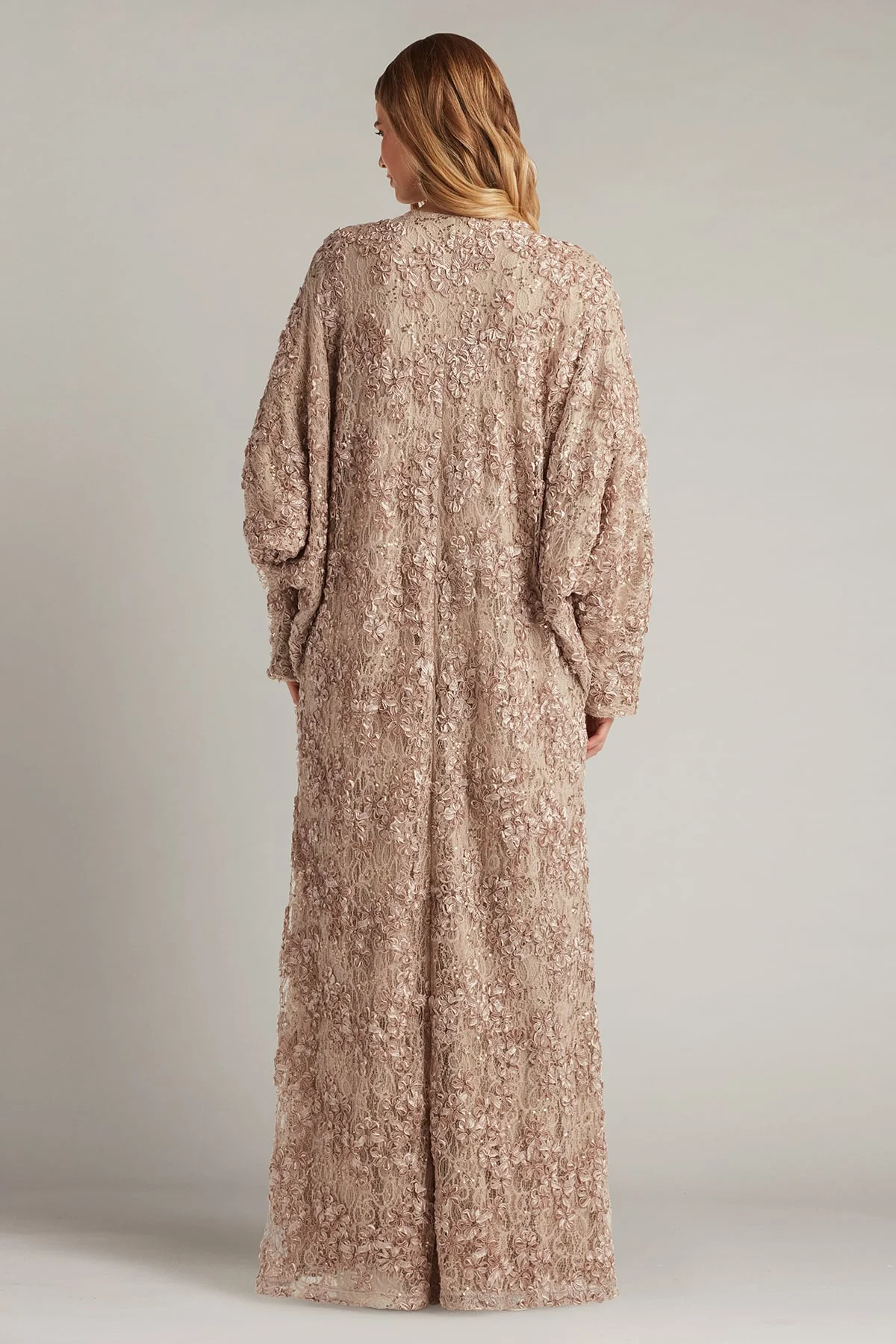 Hannes Sequin Embroidered Caftan Gown - Special Events Unlimited