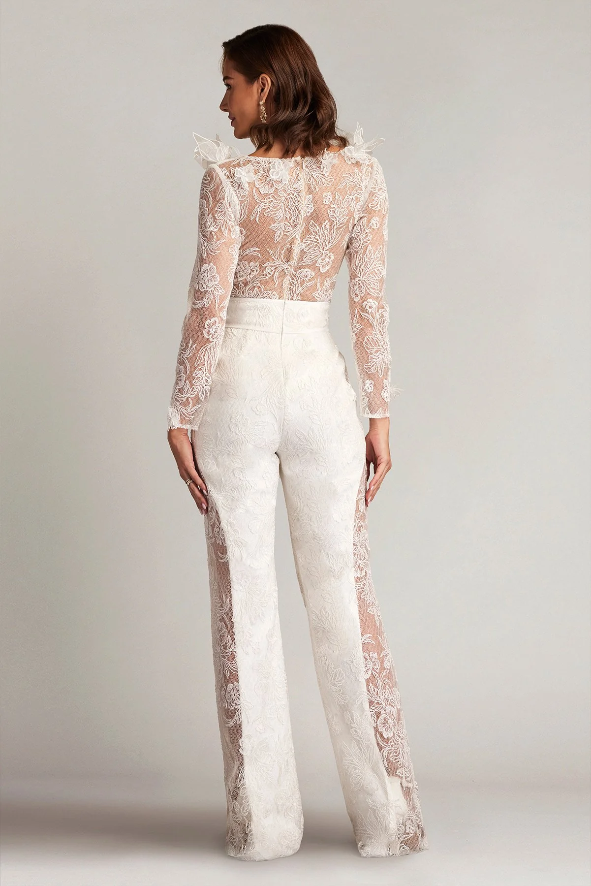 Enger 3D Floral Embroidered Jumpsuit - Special Events Unlimited