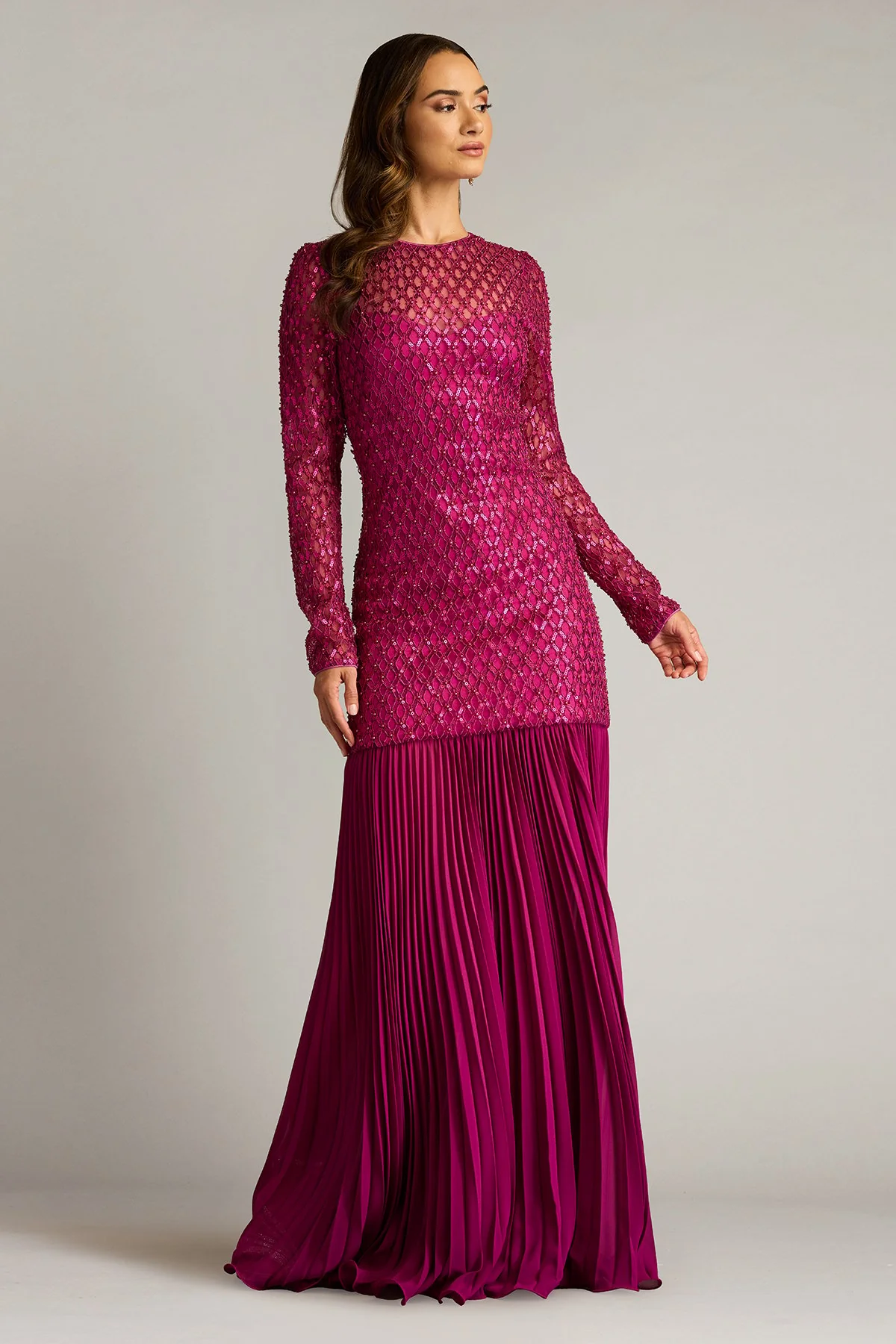 Halim Sequin Embroidered Illusion Gown - Special Events Unlimited