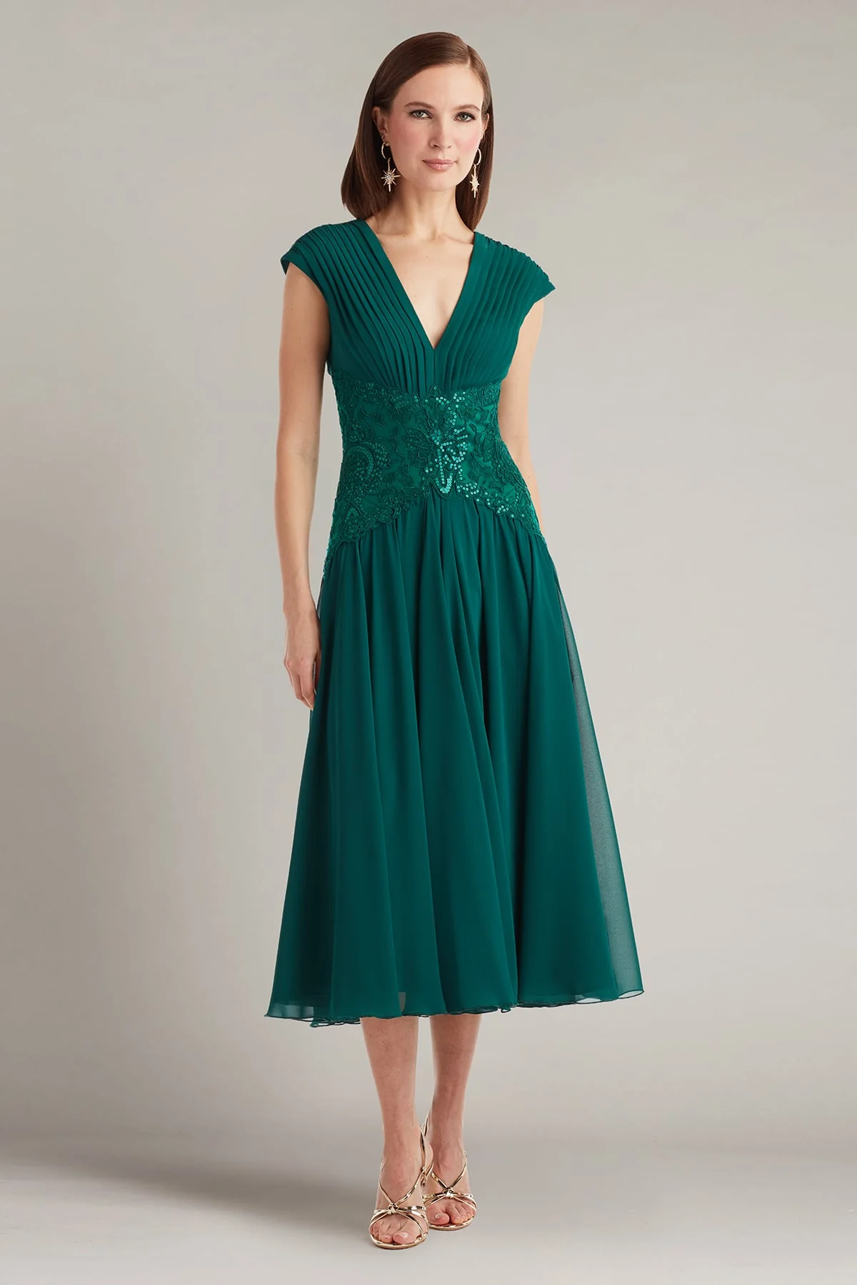 Nerina Embellished Midi Dress - Special Events Unlimited
