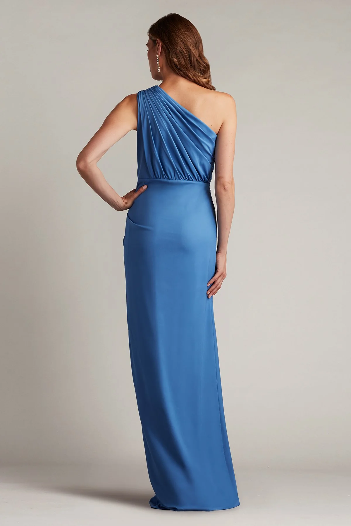 Lena Waterfall Drape Gown - Special Events Unlimited
