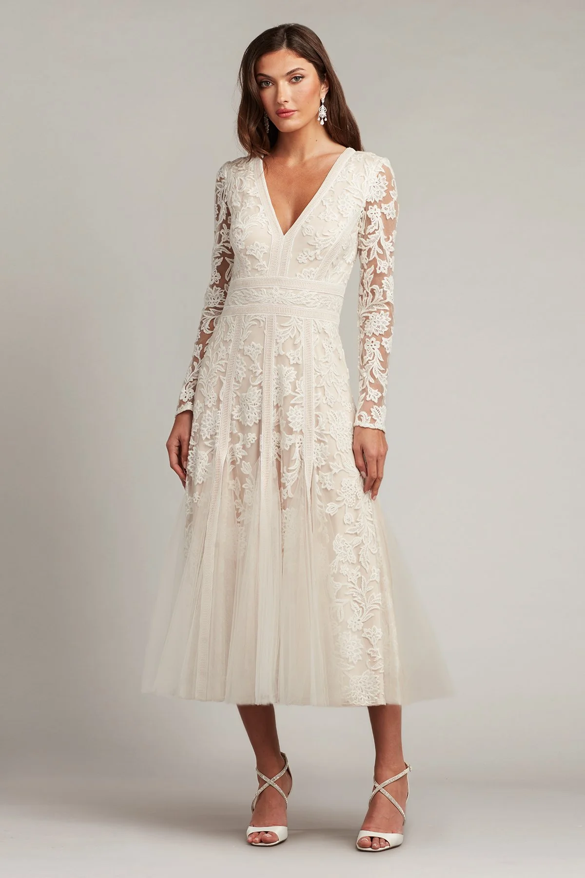 Rafferty Embroidered Tulle Midi Dress - Special Events Unlimited