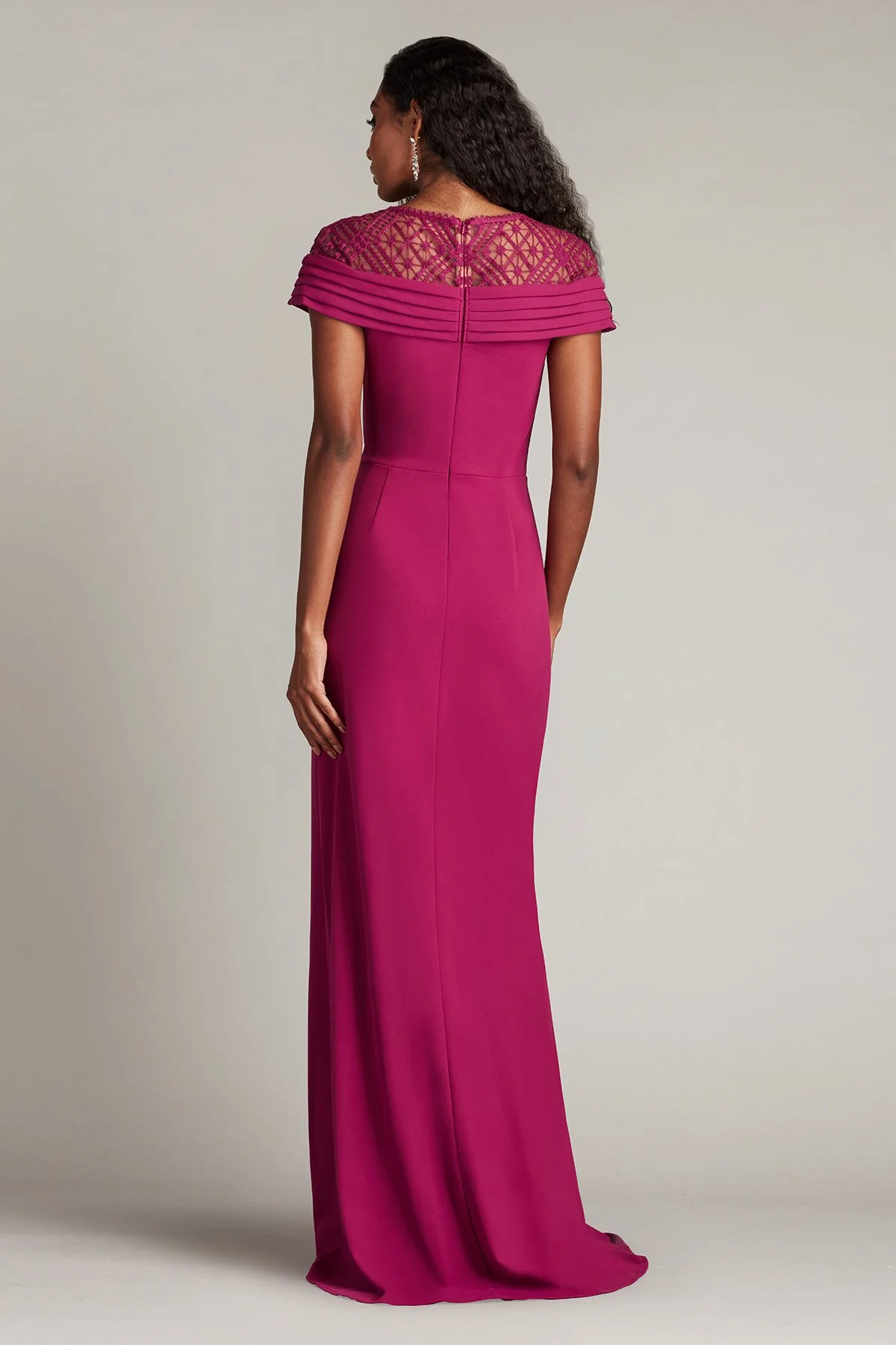 Yura Waterfall Flounce Gown - Special Events Unlimited