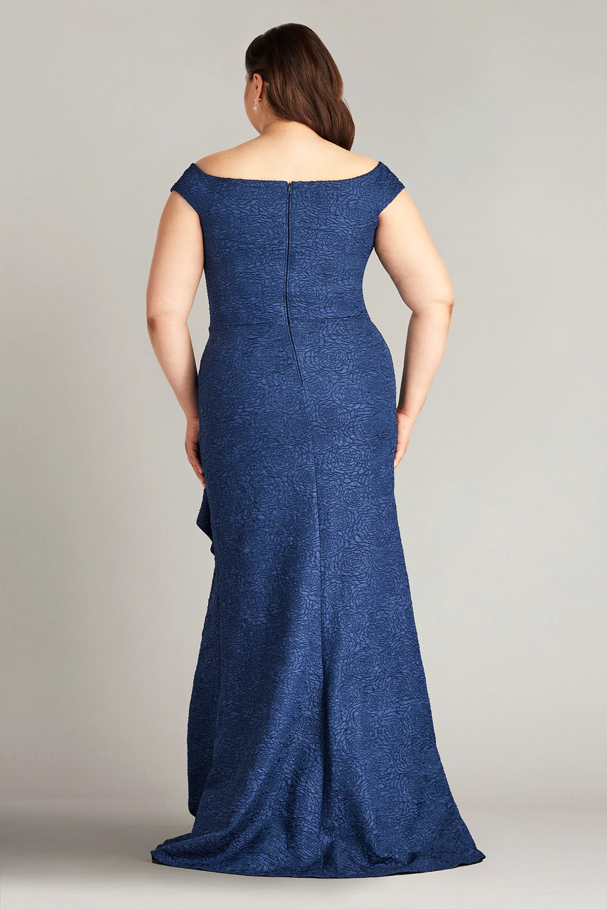 Roland Rose Jacquard Gown - PLUS SIZE - Special Events Unlimited