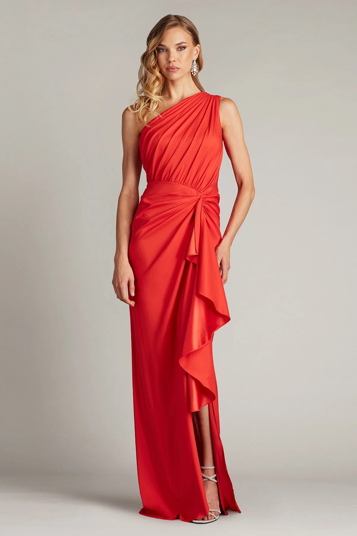 Lena Waterfall Drape Gown - Special Events Unlimited