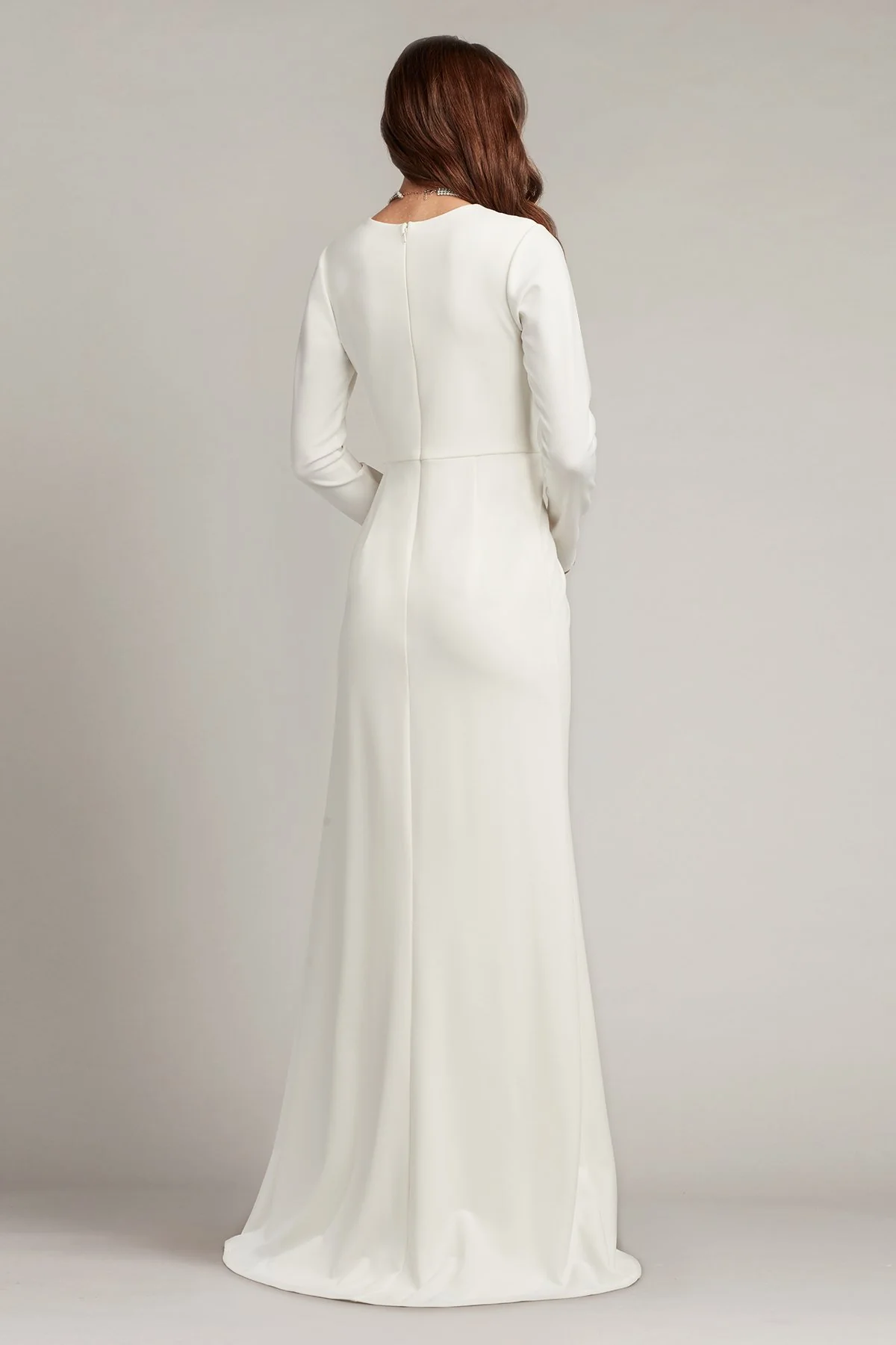 Kleiman Cascading Drape Gown - Special Events Unlimited