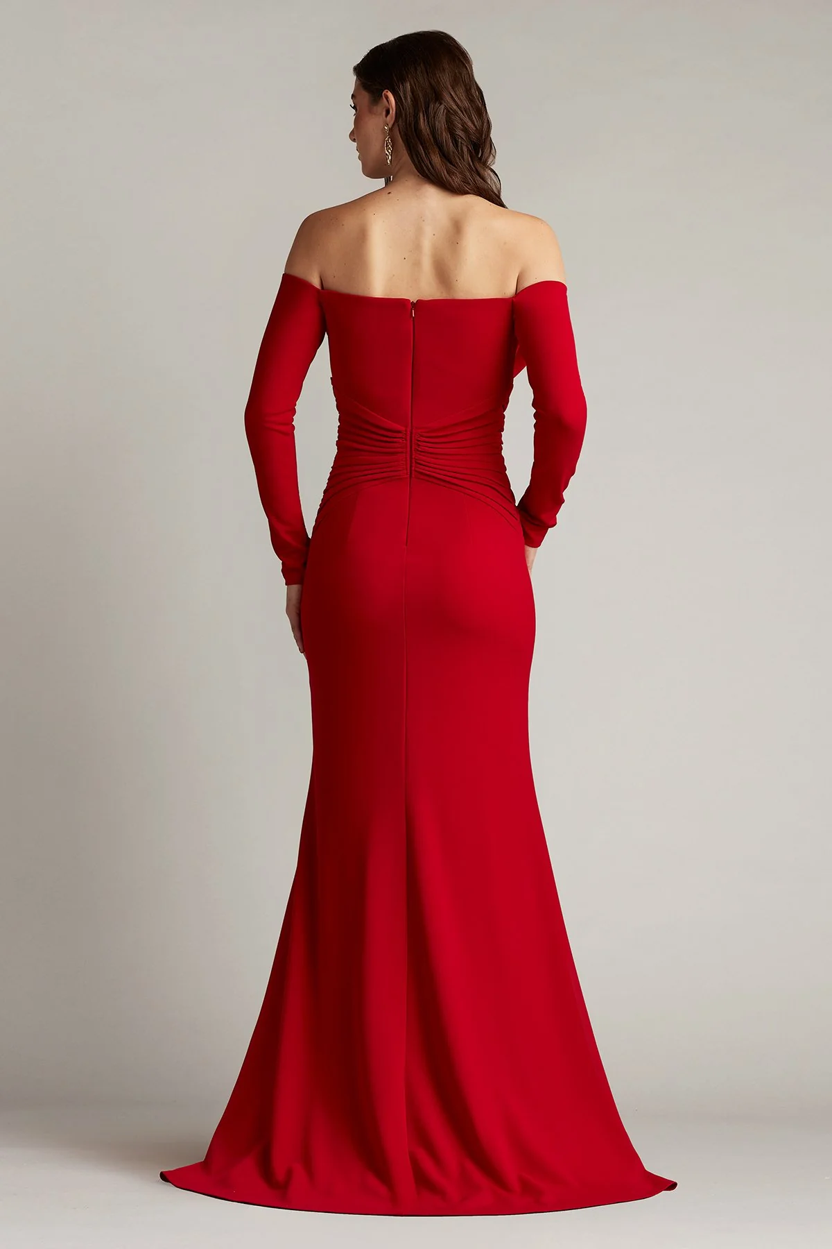 Leona V-Pleat Gown - Special Events Unlimited
