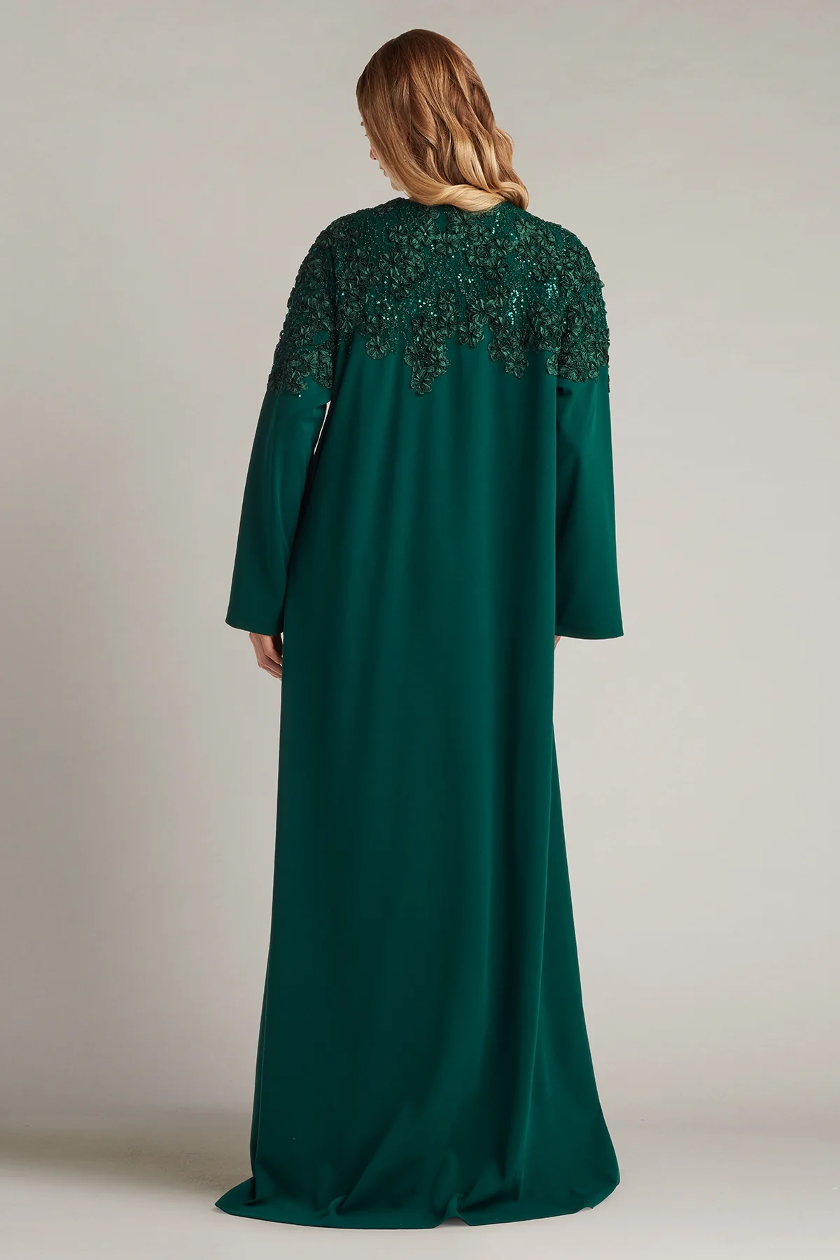 Burney Sequin Embroidered Caftan Gown - Special Events Unlimited
