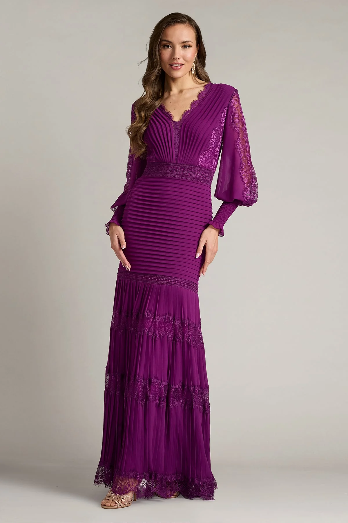 Nyssa Bishop Sleeve Gown - Special Events Unlimited