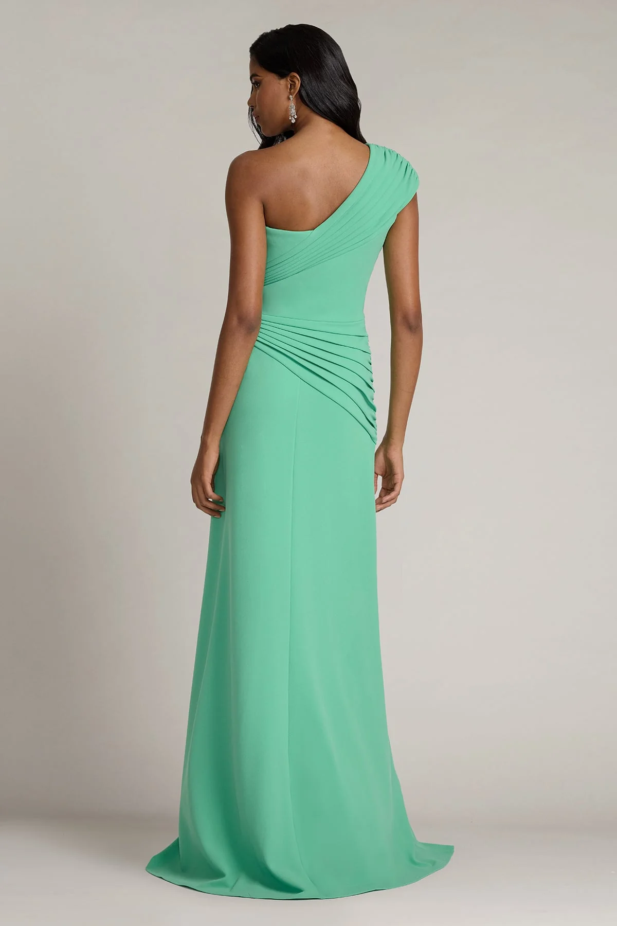Lune Waterfall Sash Gown - Special Events Unlimited