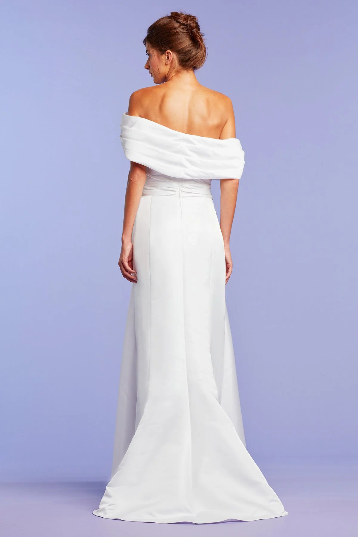 Tenley Satin Jacquard Gown - Special Events Unlimited