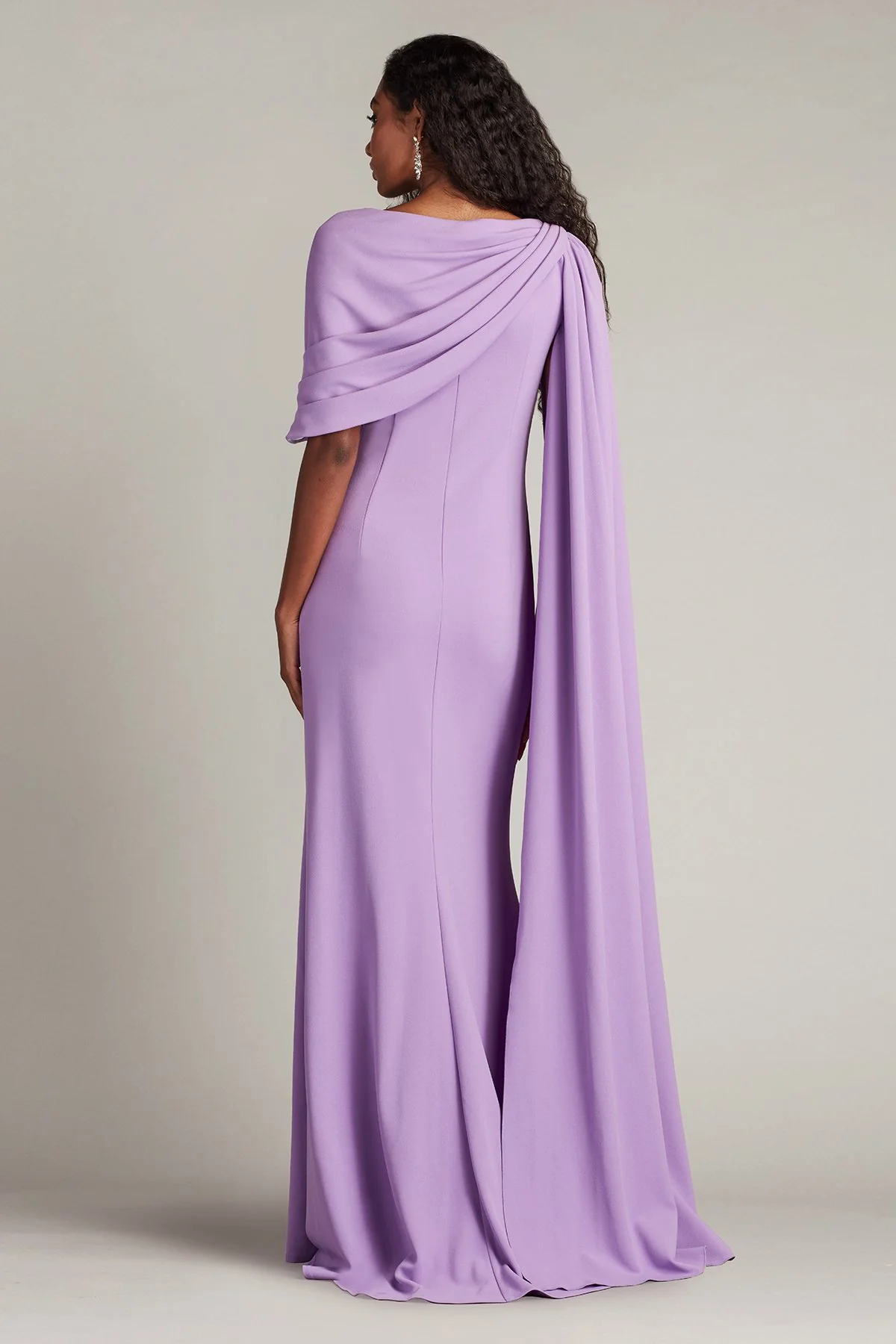 Acadia Shawl Draped Gown - Special Events Unlimited