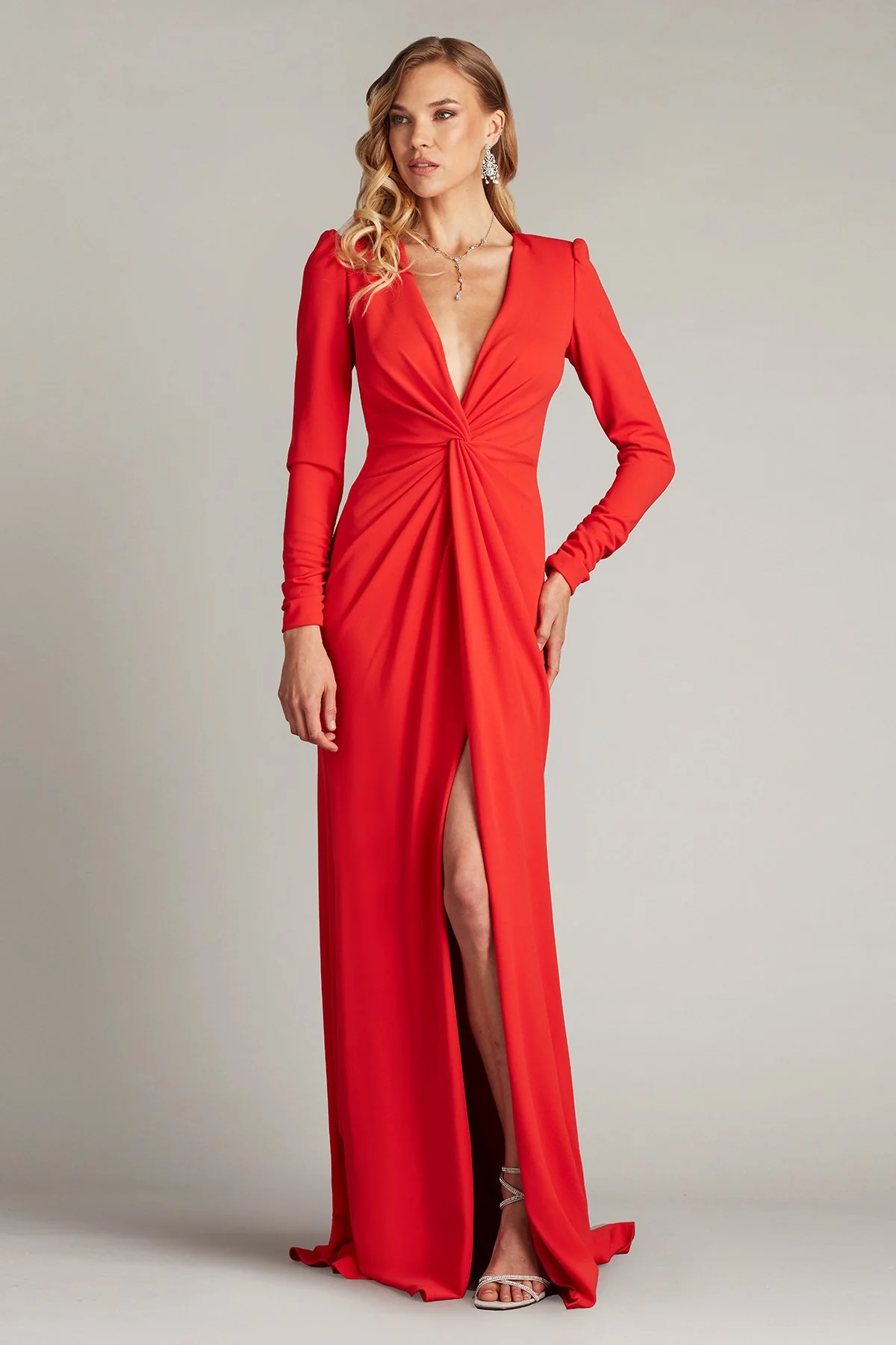 Bates Twist-Front Gown - Special Events Unlimited