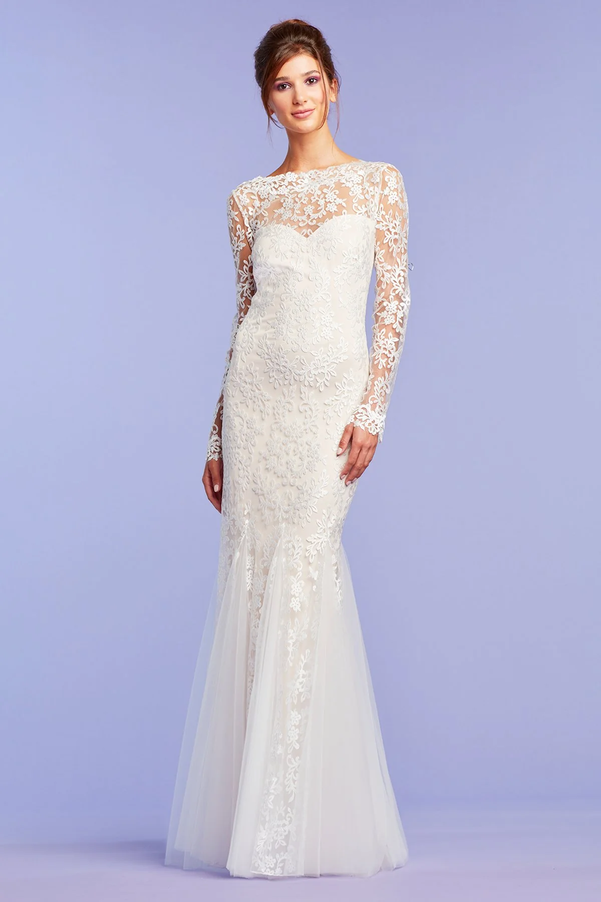 Cabot Embroidered Tulle Gown - Special Events Unlimited