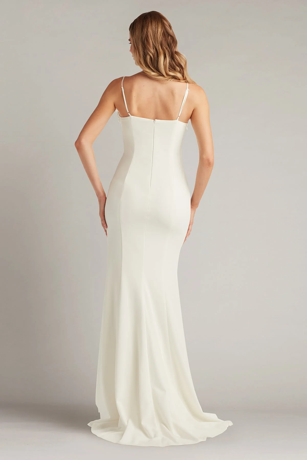 Couteau Flower Embellished Gown - Special Events Unlimited