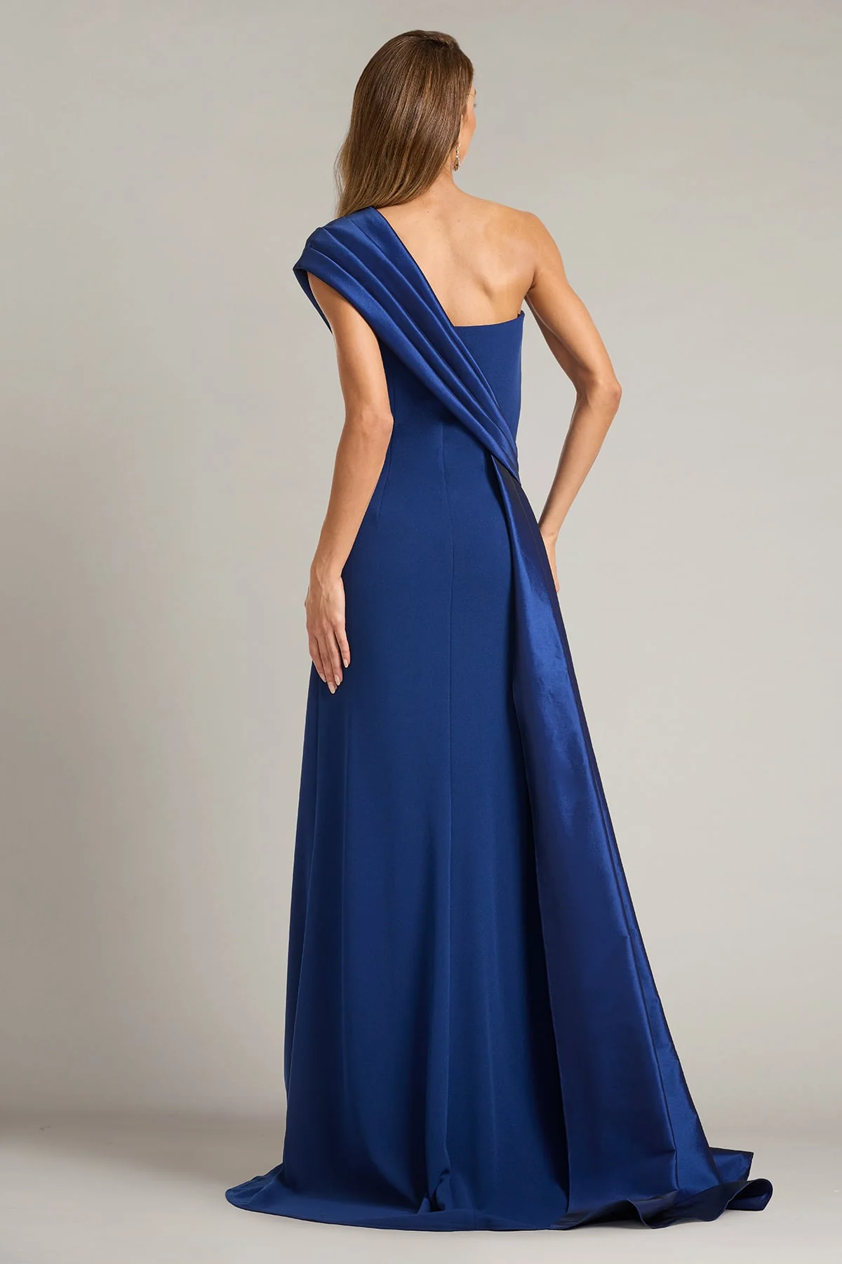 Beis Draped One-Shoulder Gown - Special Events Unlimited