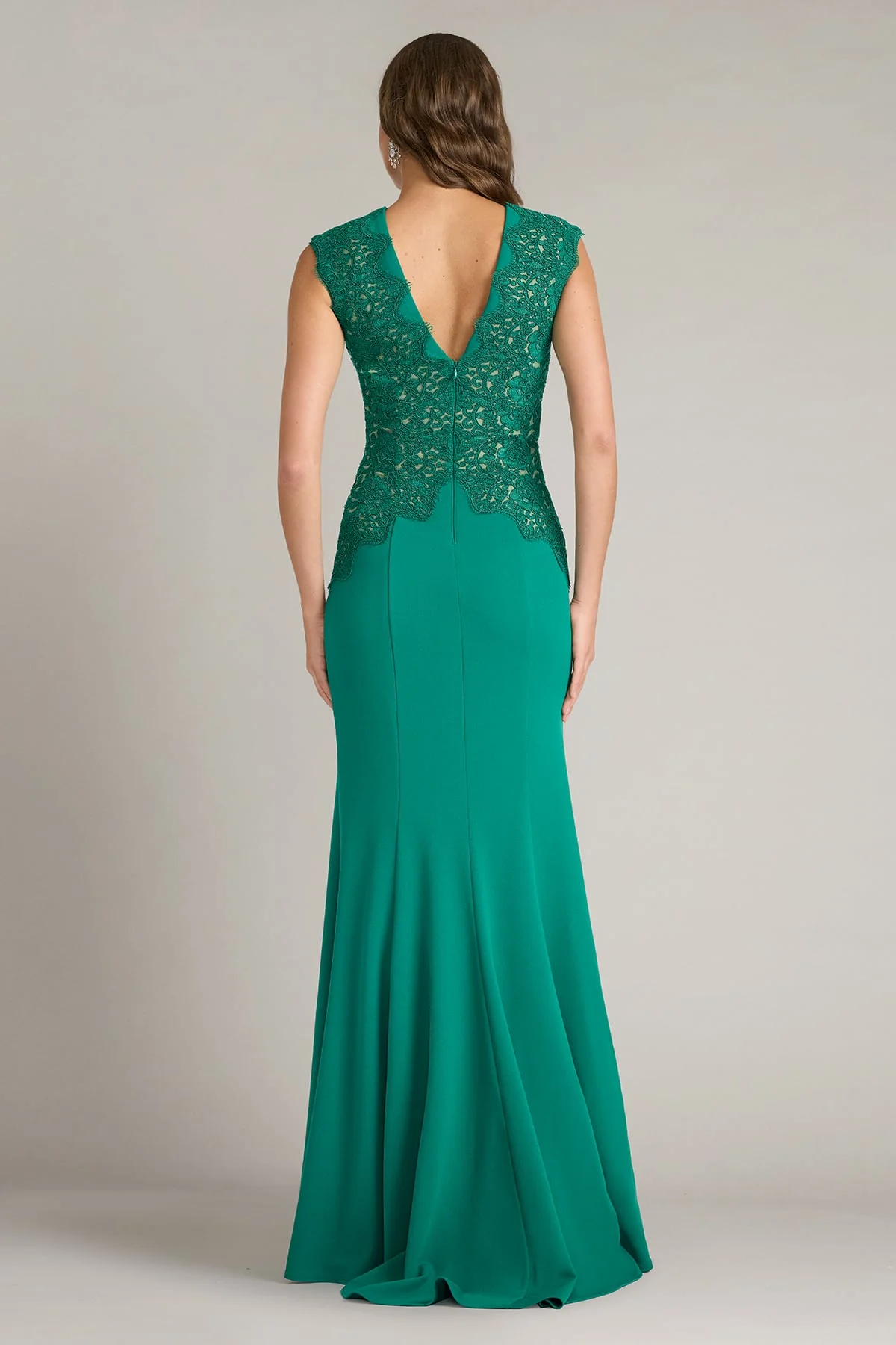 Gant Embroidered Crepe Gown - Special Events Unlimited