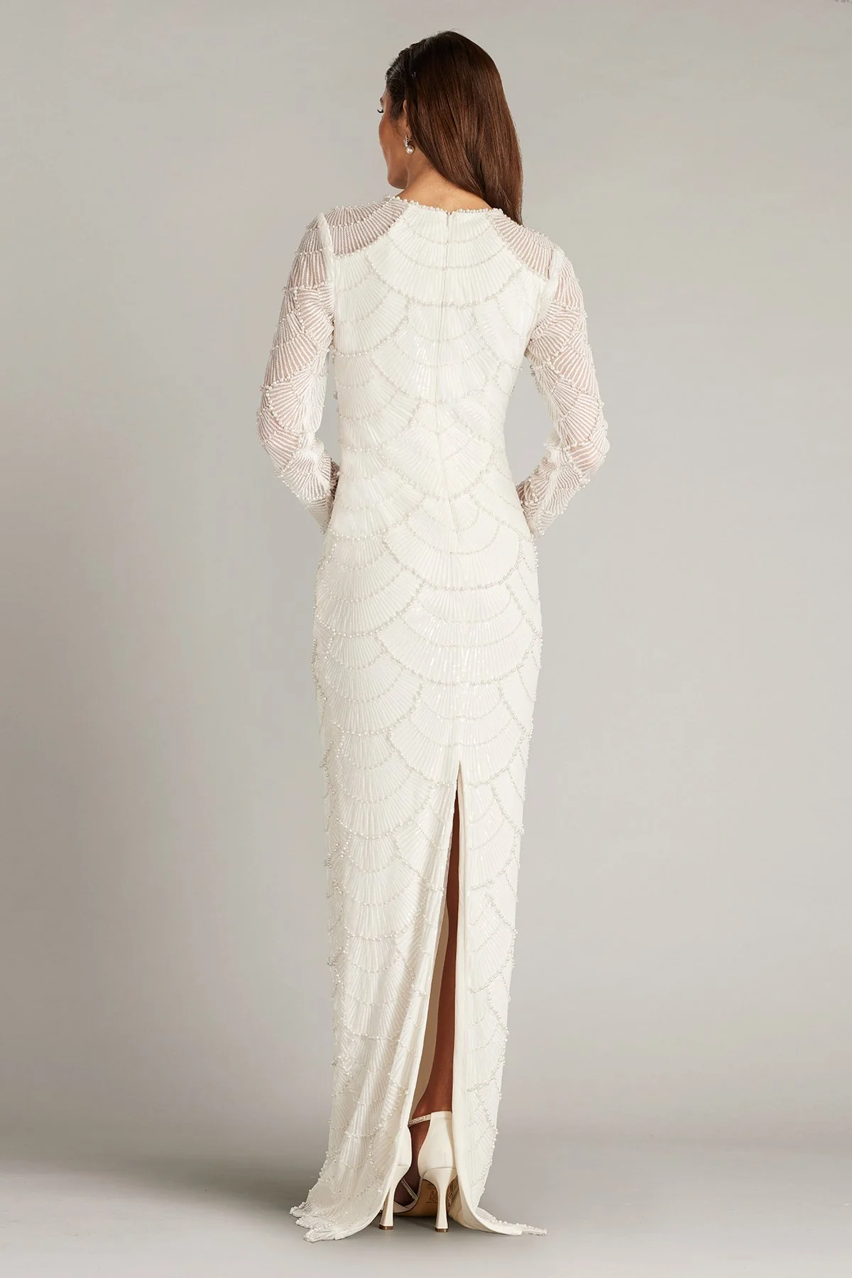 Delmar Shell Embellished Gown - Special Events Unlimited
