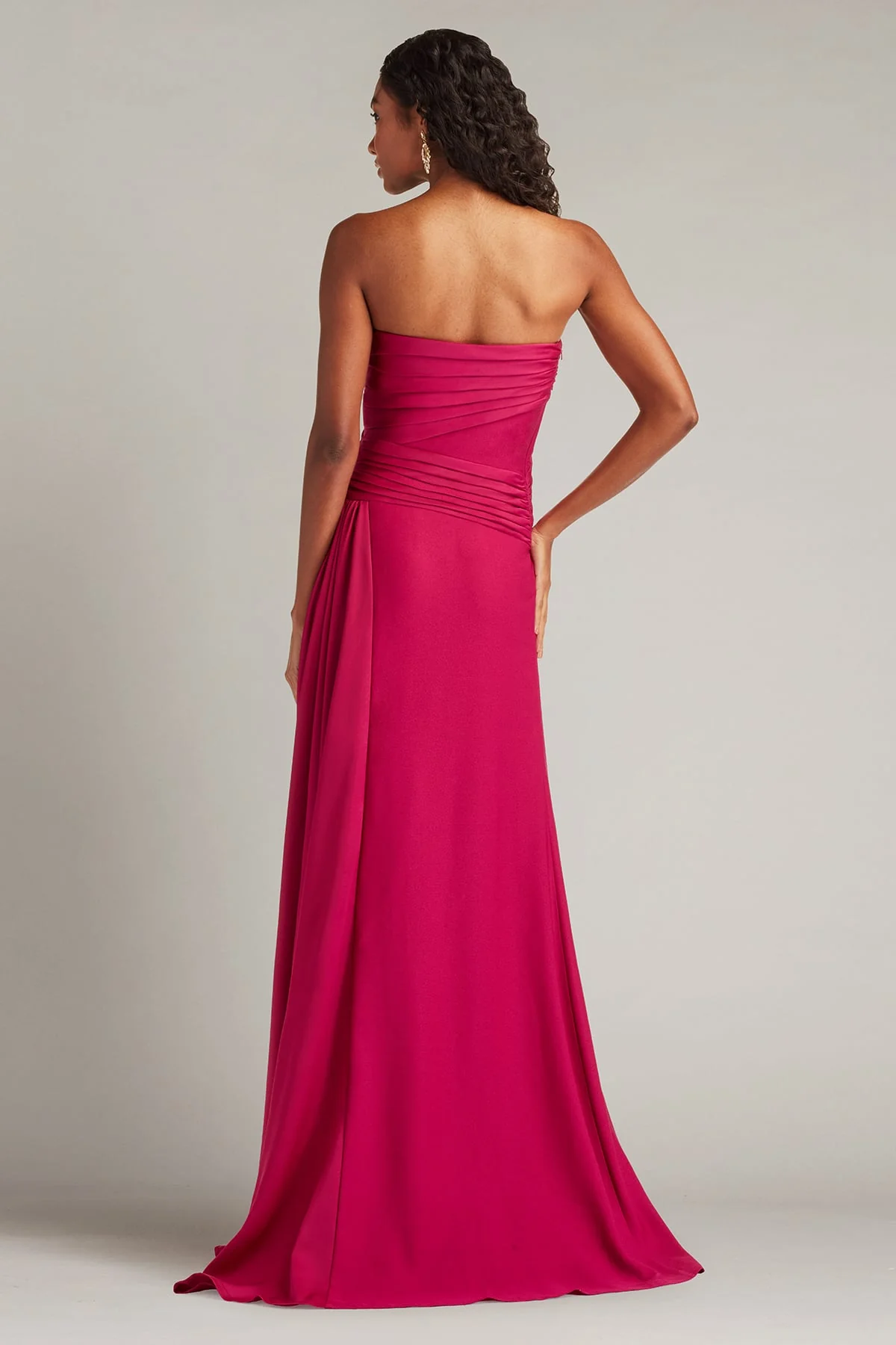 Cassera Draped Strapless Gown - Special Events Unlimited