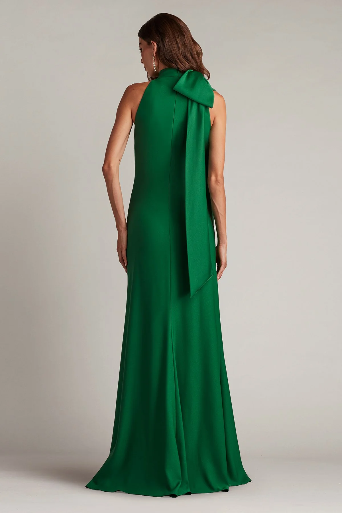 Sims Shoulder Bow Halter Gown - Special Events Unlimited