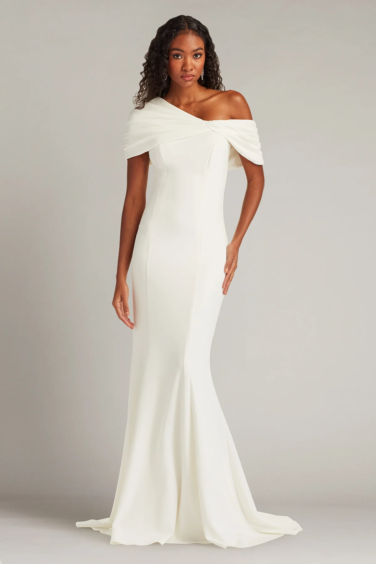 Wimmer Draped One-Shoulder Gown - Special Events Unlimited