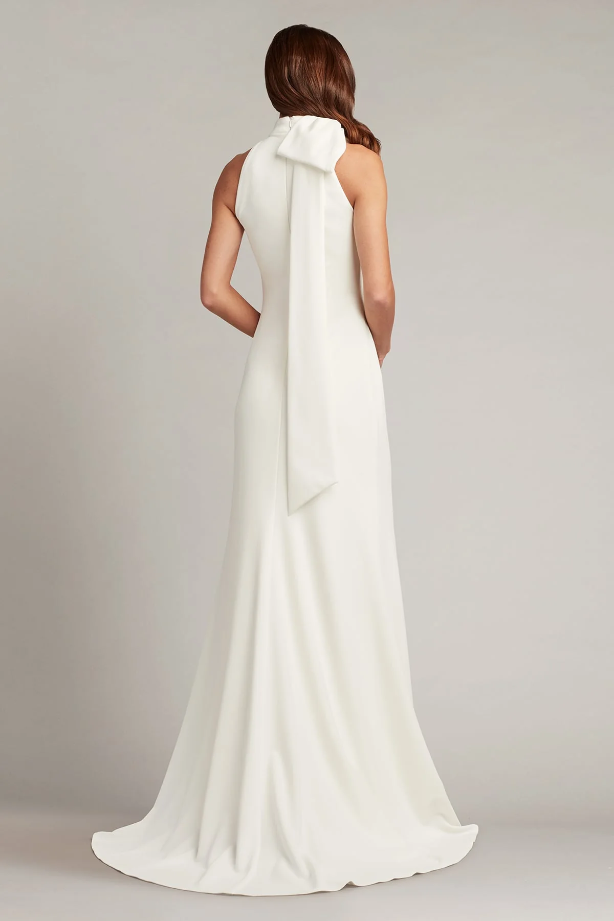 Sims Shoulder Bow Halter Gown - Special Events Unlimited