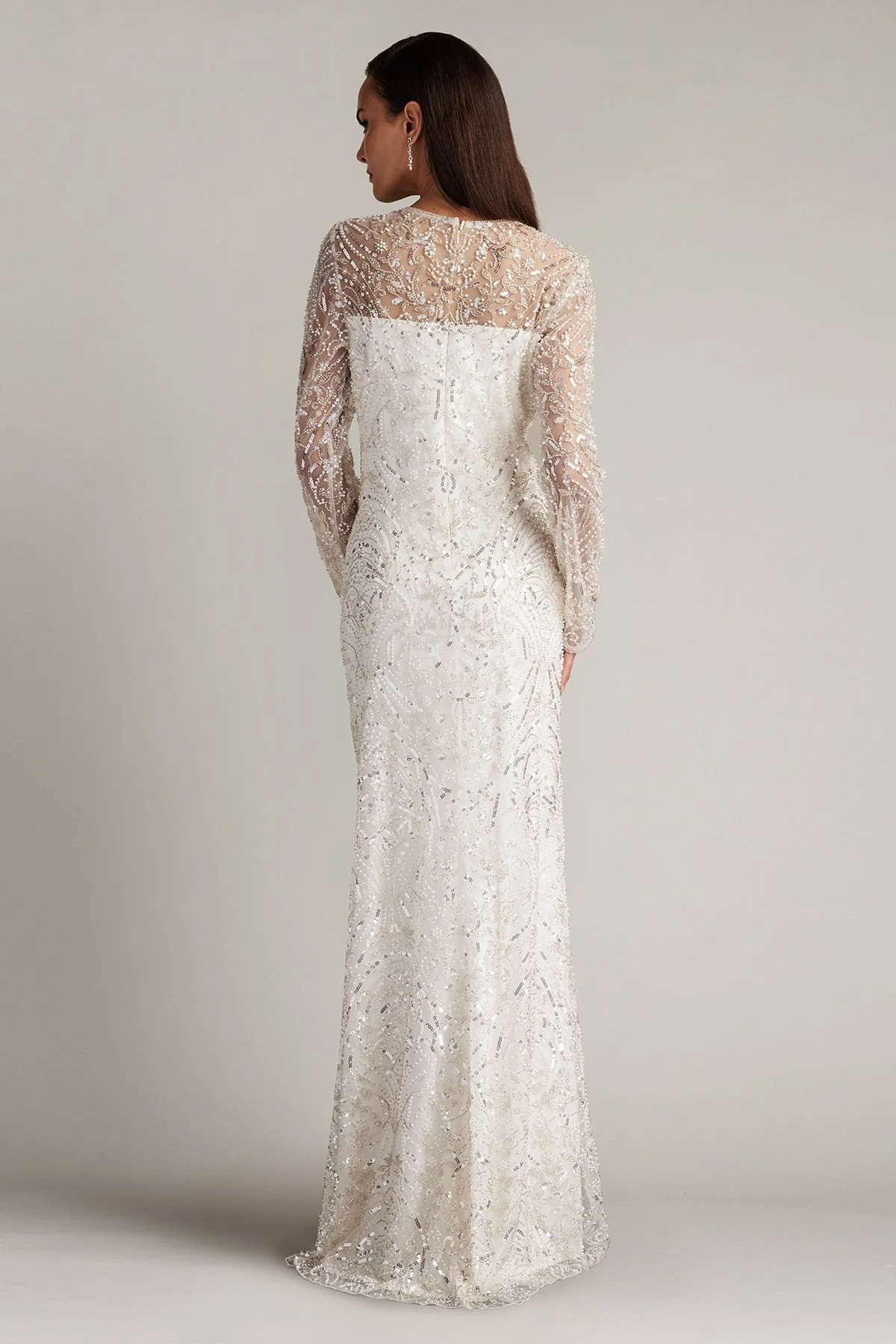 Keziah Embellished Illusion Bridal Gown - Special Events Unlimited