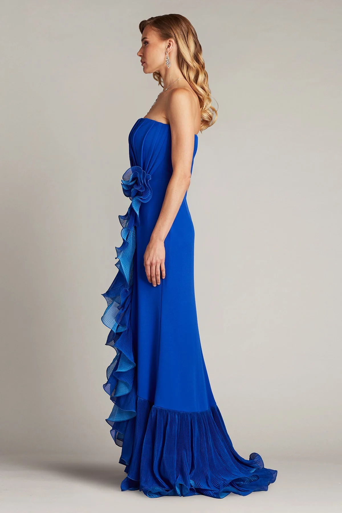 Leith Cascading Ruffle Gown - Special Events Unlimited