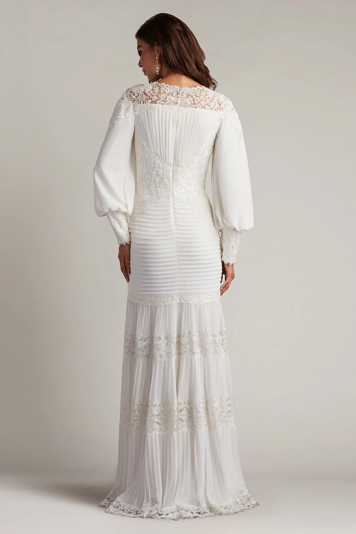 Silverado Blouson Sleeve Gown - Special Events Unlimited