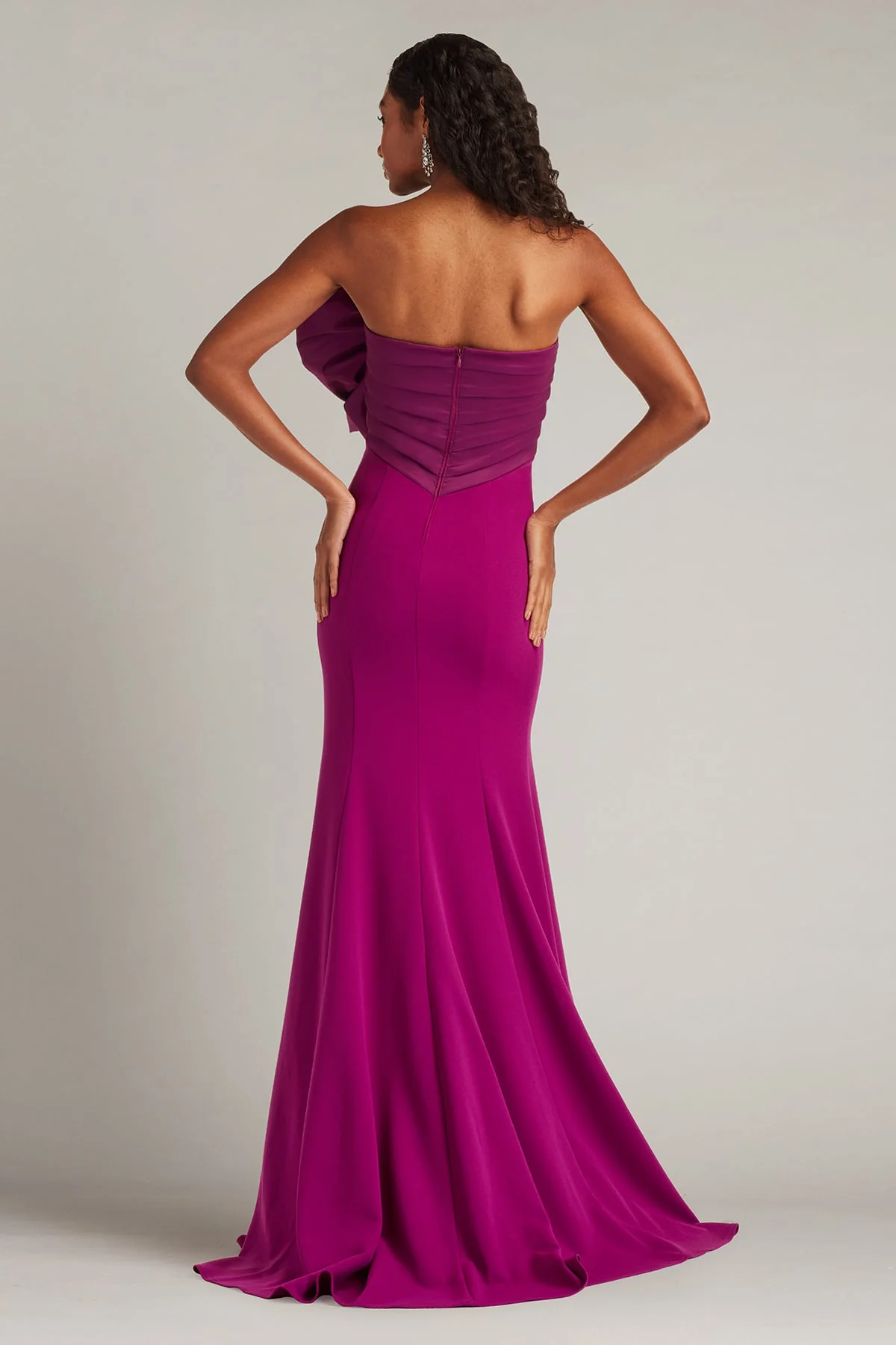Breton Sculpted Bow Gown - Special Events Unlimited