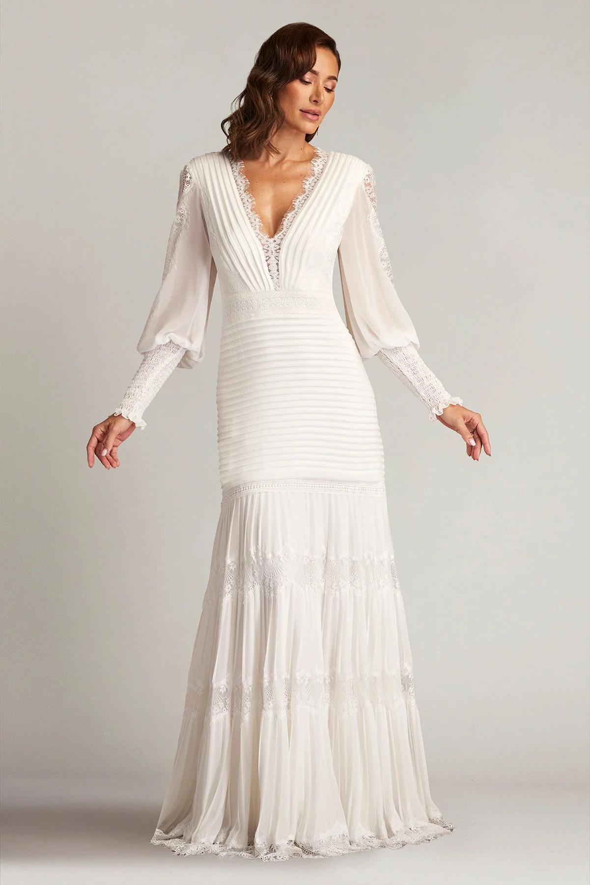Nyssa Bishop Sleeve Gown - Special Events Unlimited