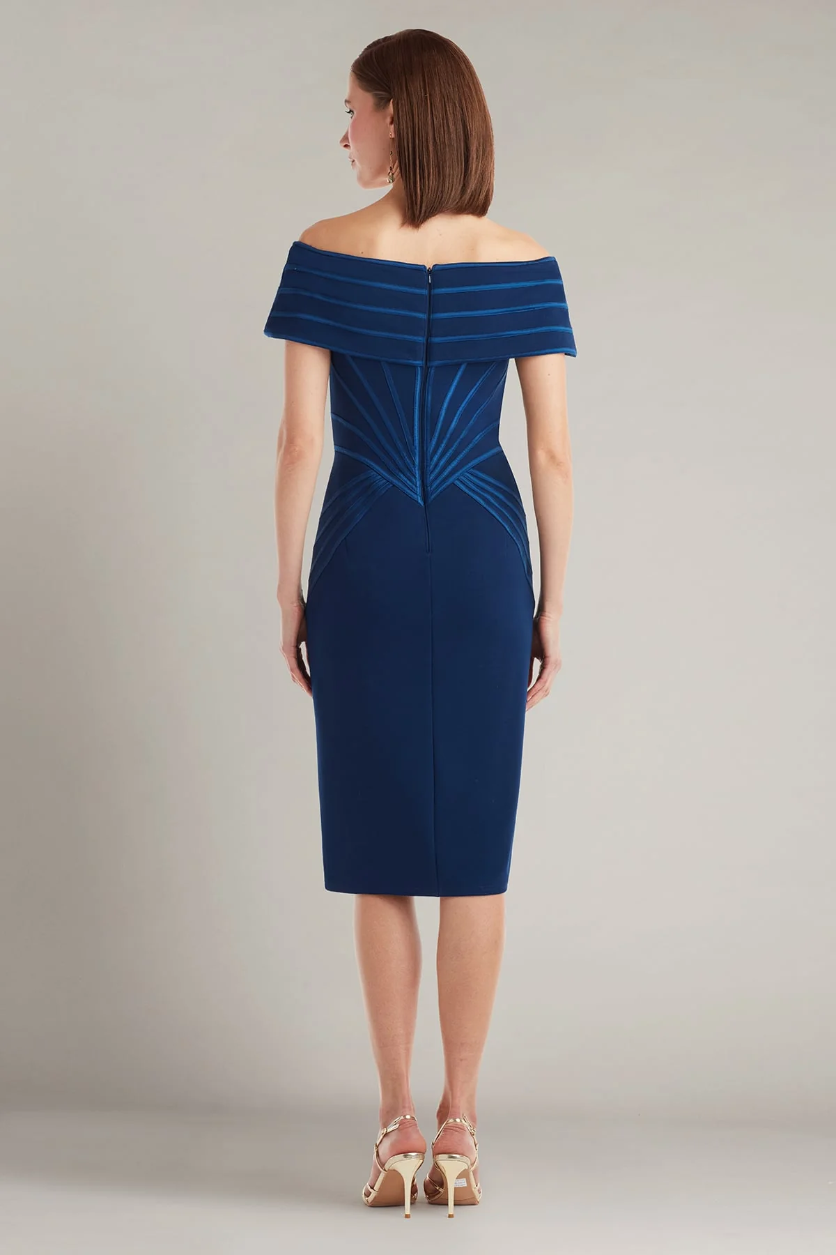Meridian Sundial Off-Shoulder Dress - Special Events Unlimited