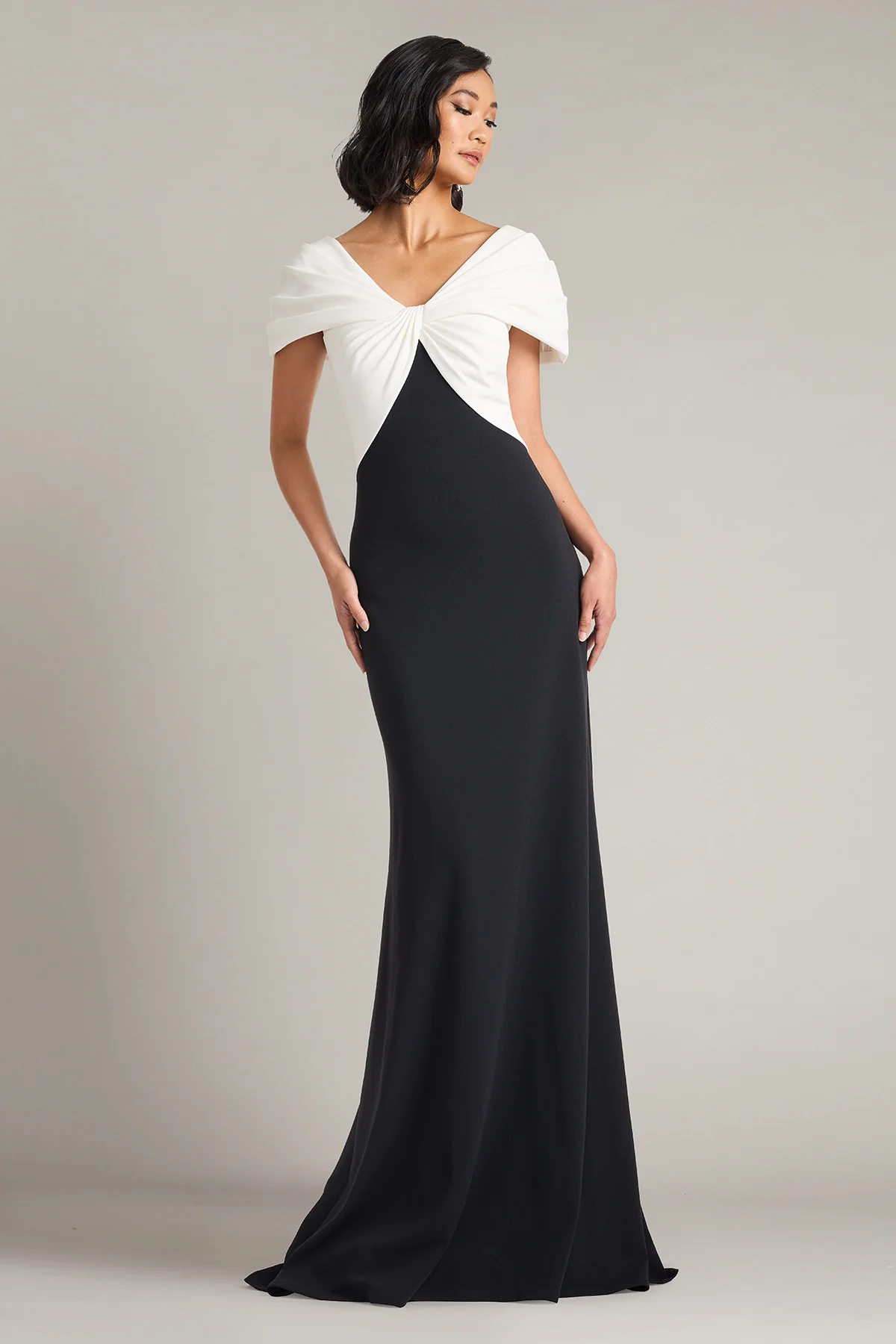 Rafner Twist Neck Gown - Special Events Unlimited