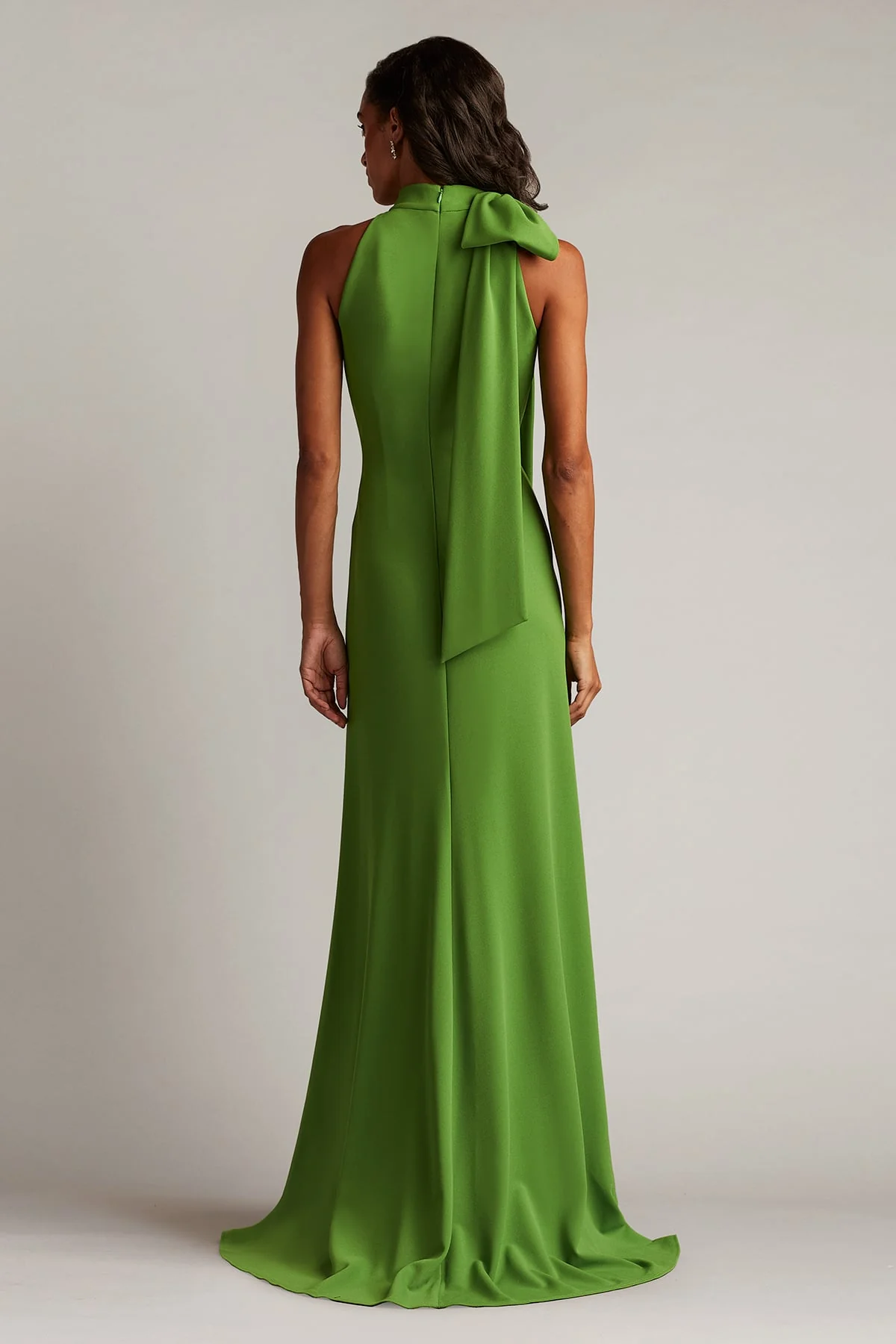 Sims Shoulder Bow Halter Gown - Special Events Unlimited