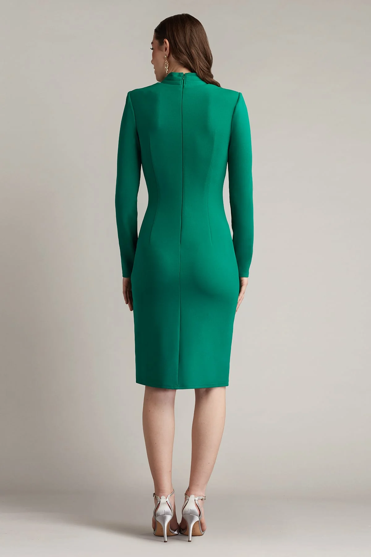 Markum Long-Sleeve Flounce Dress - Special Events Unlimited