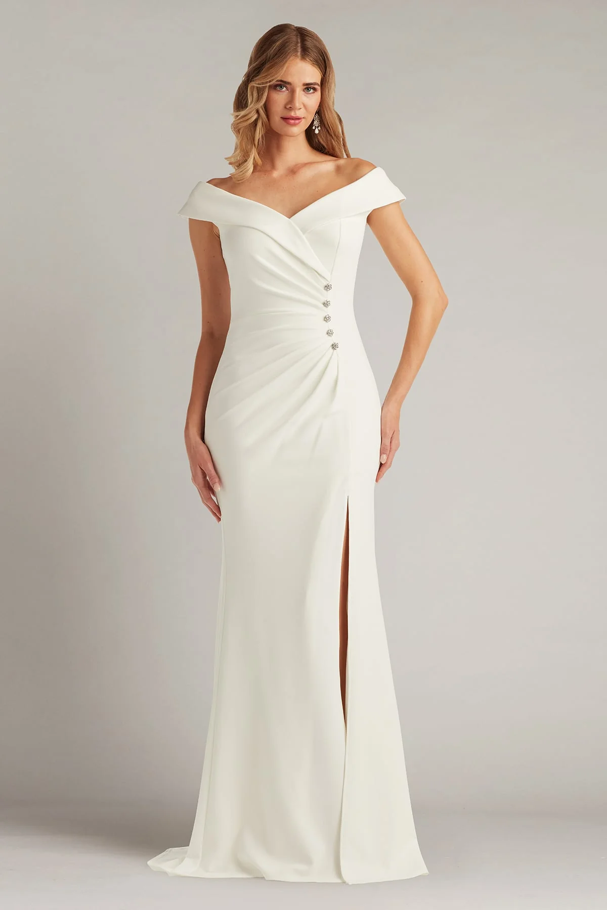 Ames Off-Shoulder Gown - Special Events Unlimited