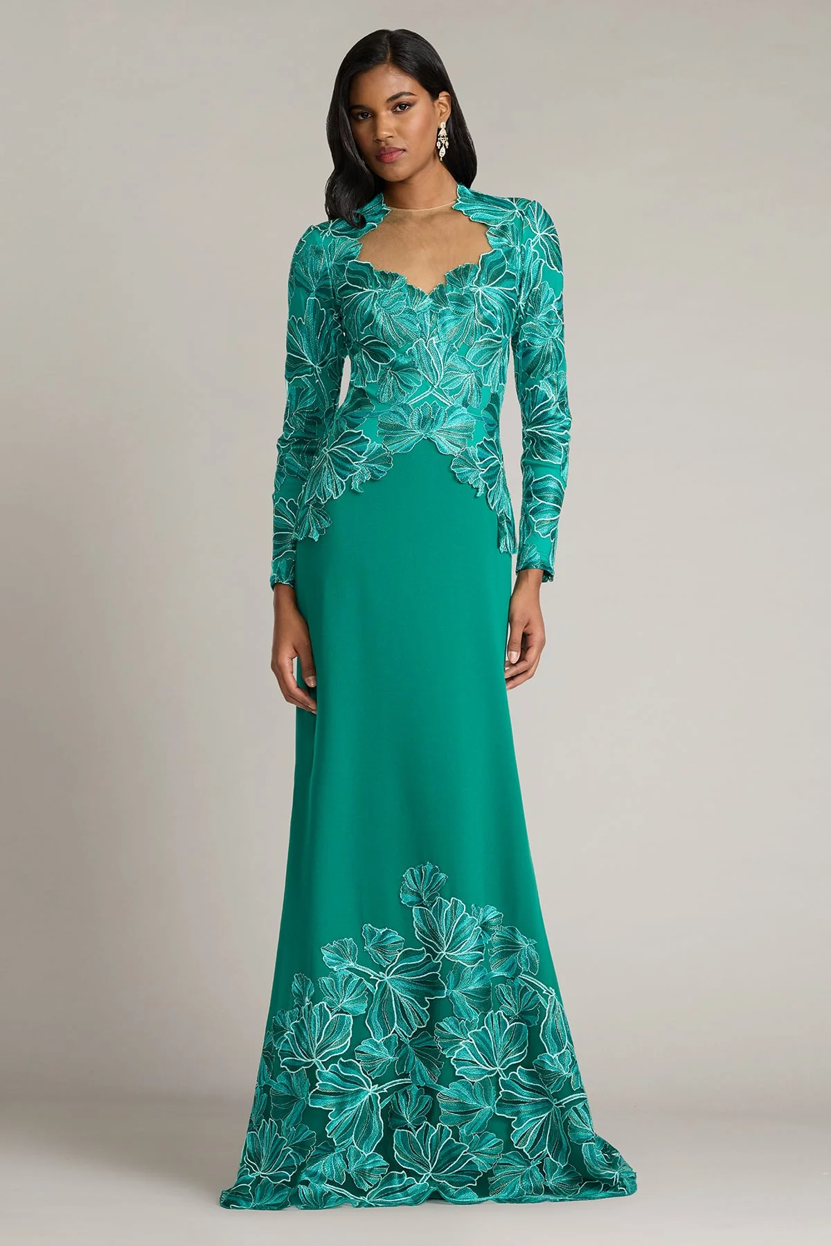 Mireille Embroidered Tulle Gown - Special Events Unlimited