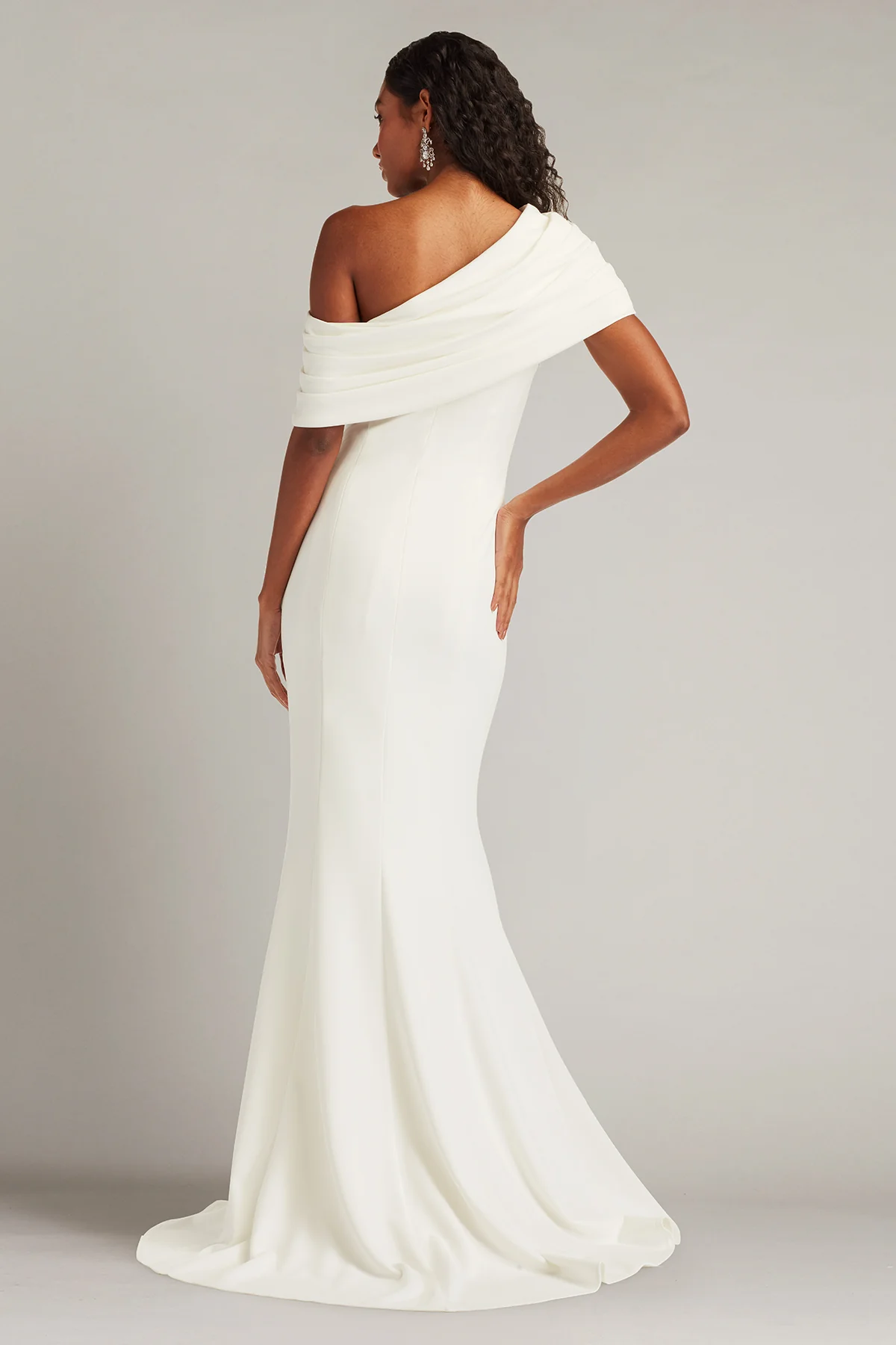 Wimmer Draped One-Shoulder Gown - Special Events Unlimited