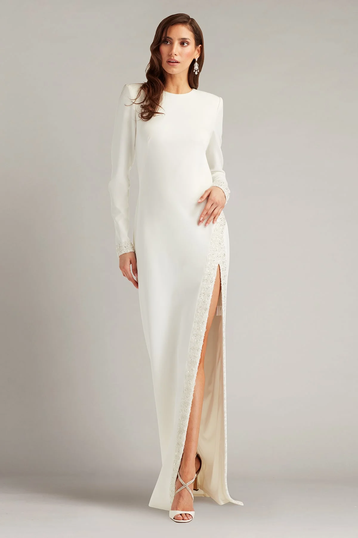 Geyer Embellished Open Back Gown - Special Events Unlimited