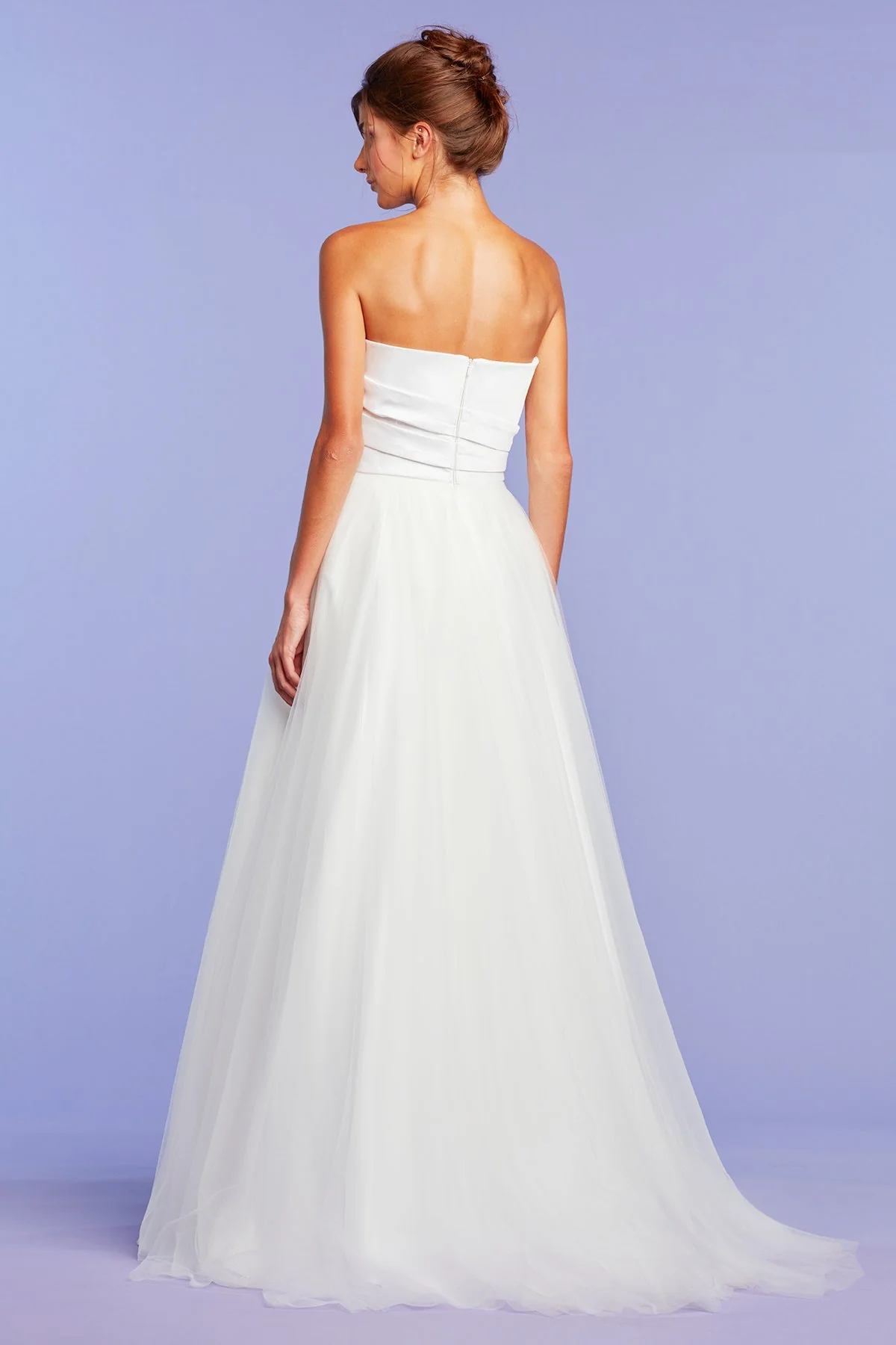 Ambrose Asymmetric Draped Gown - Special Events Unlimited