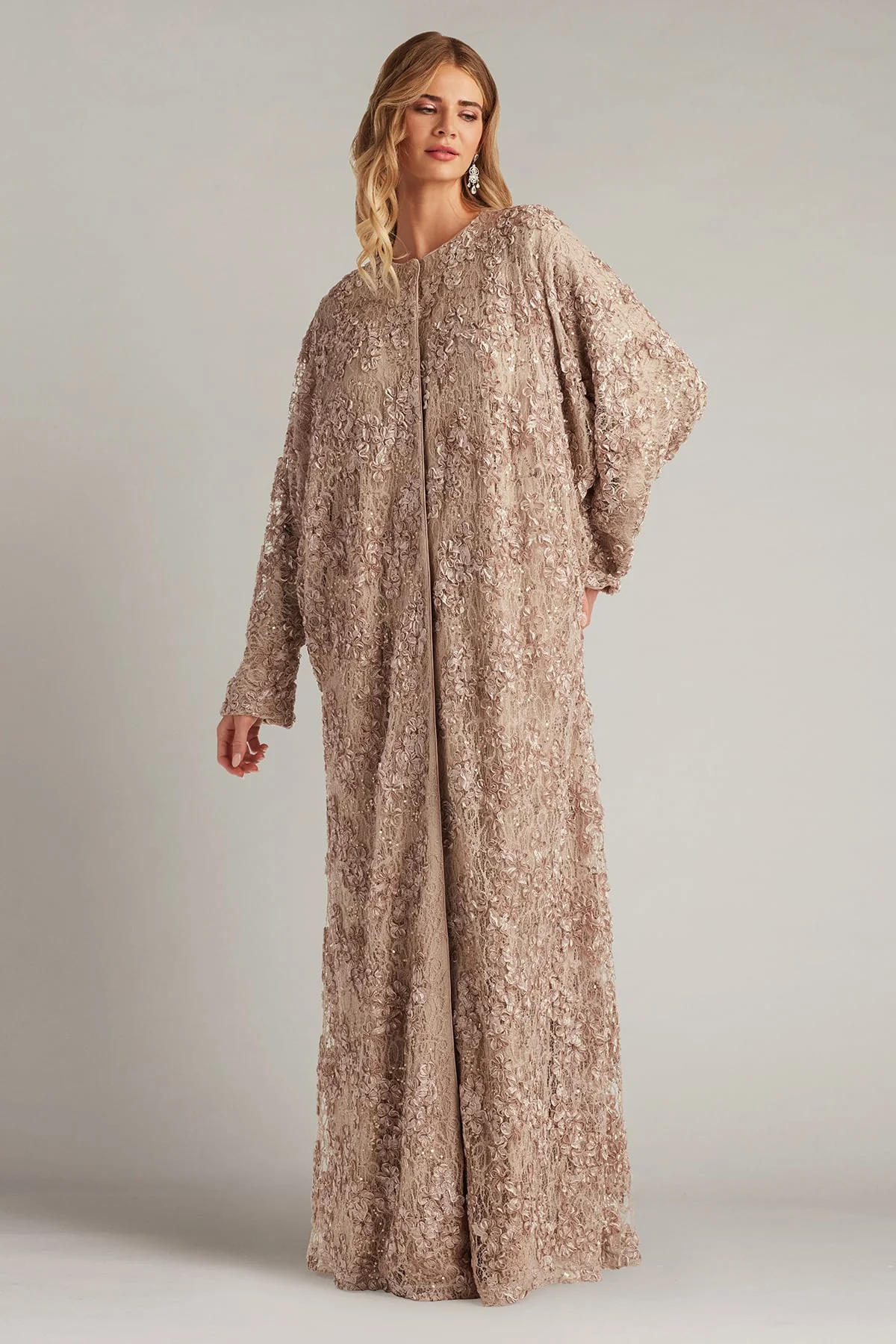 Hannes Sequin Embroidered Caftan Gown - Special Events Unlimited