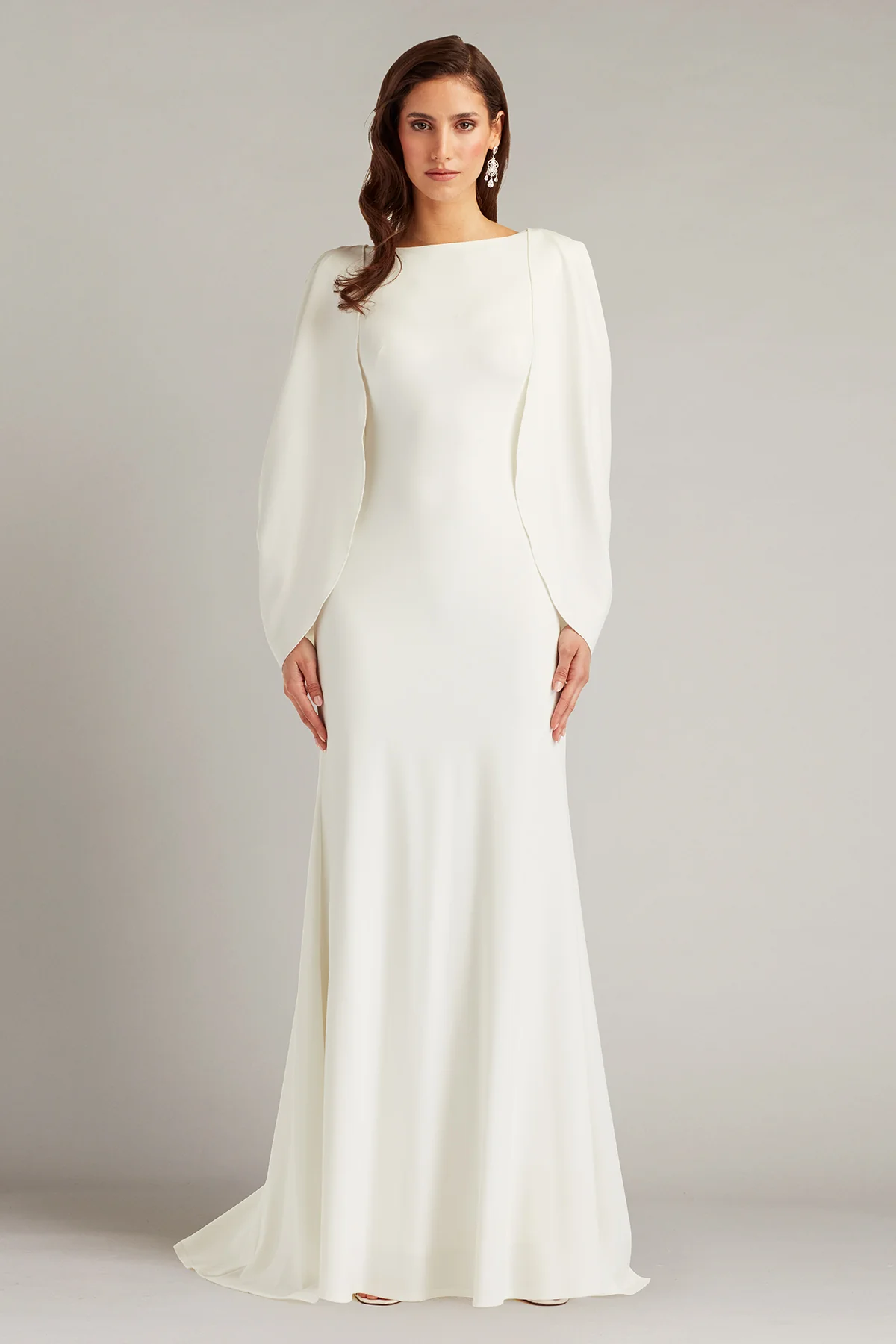 Kairi Capelet Gown - Special Events Unlimited