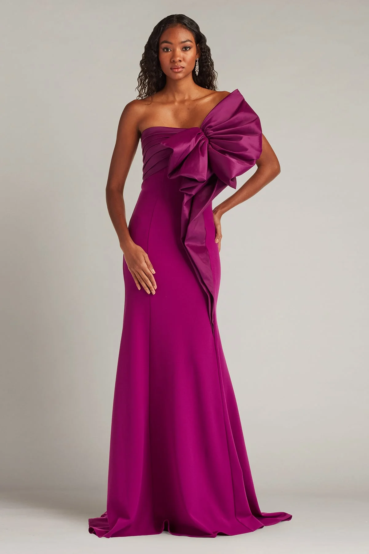 Breton Sculpted Bow Gown - Special Events Unlimited